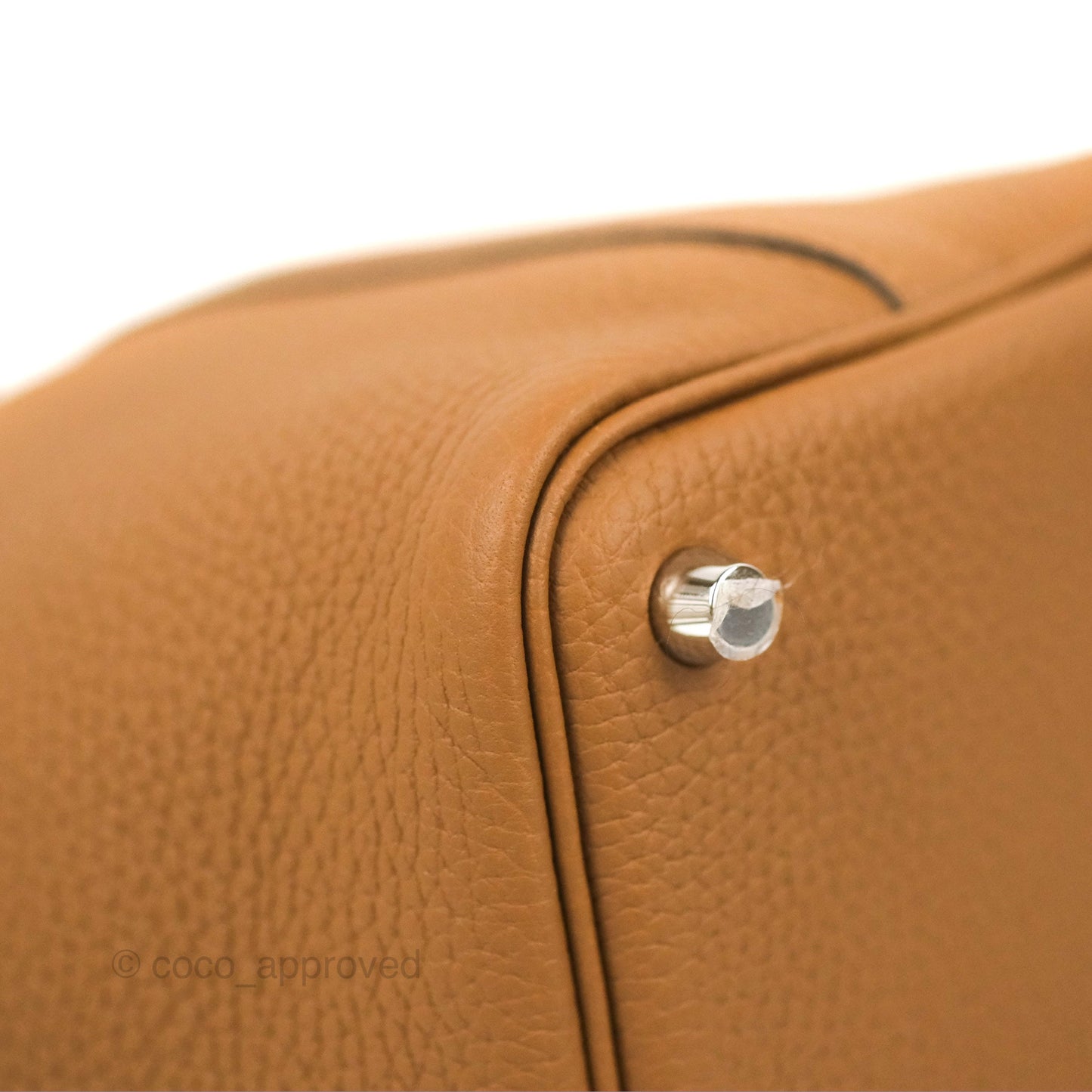 Hermès Picotin Lock 18 PM Eclat Alezan/Biscuit Clemence Silver Hardware