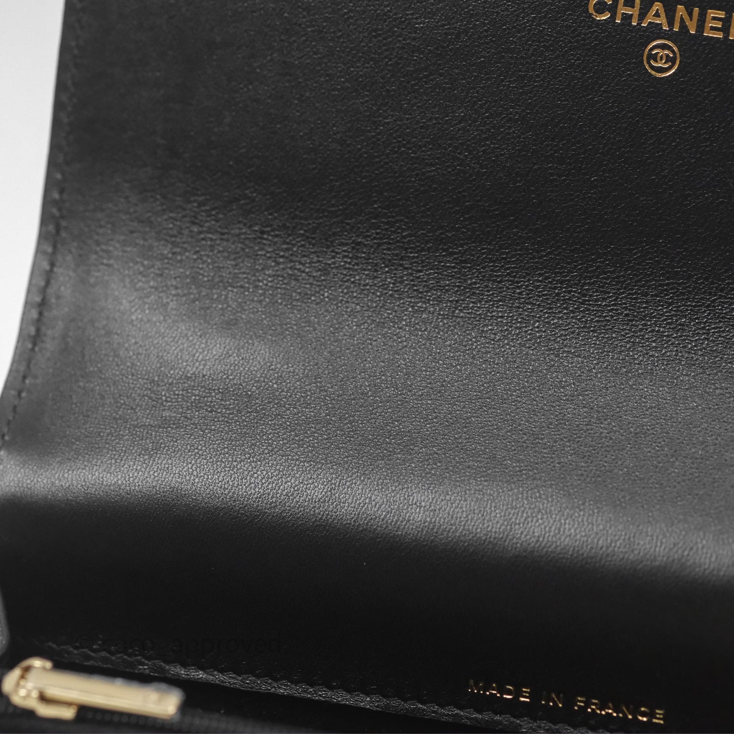 Chanel Top Handle Mini WOC Black Lambskin Gold Hardware