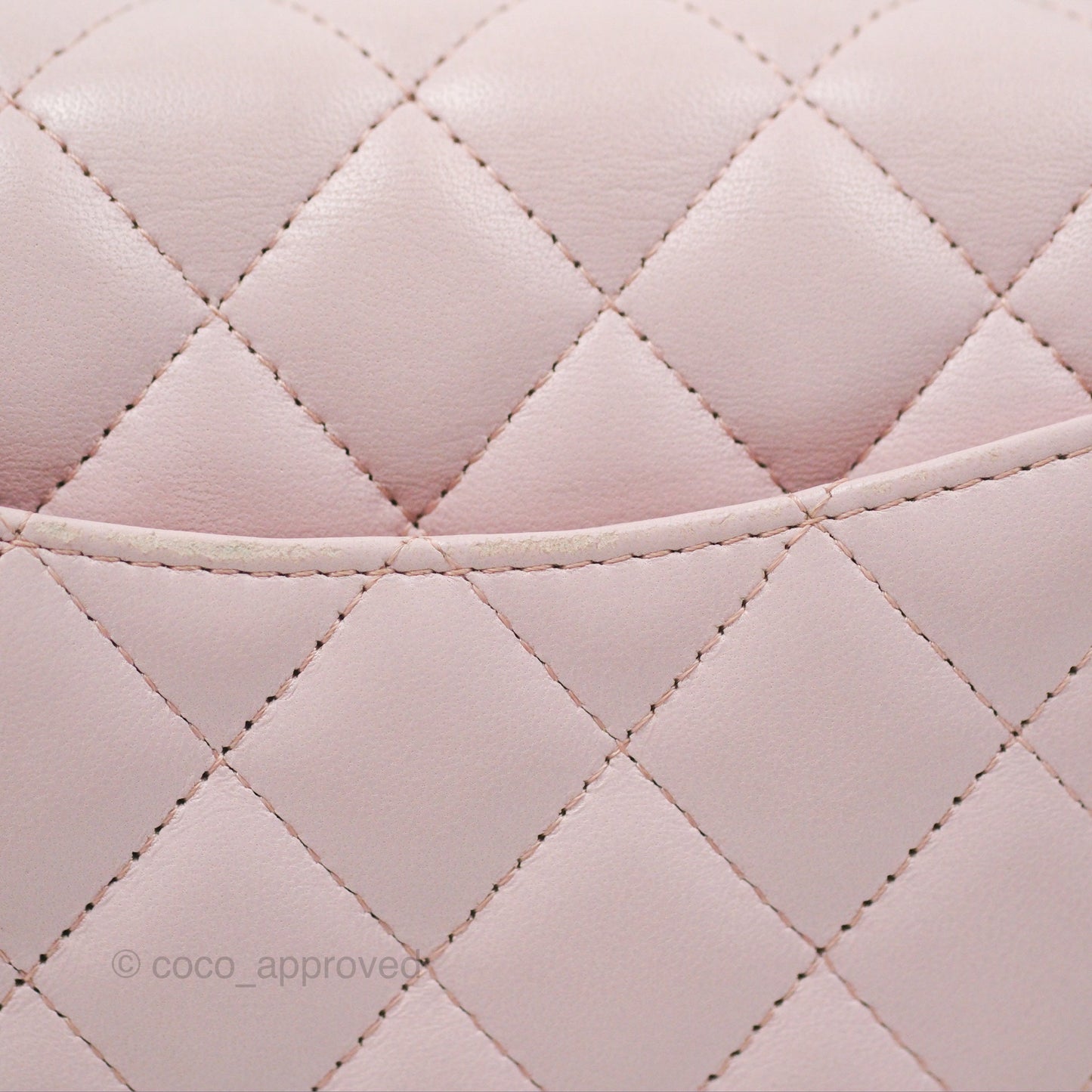 Chanel Quilted Mini Rectangular Light Pink Lambskin Silver Hardware
