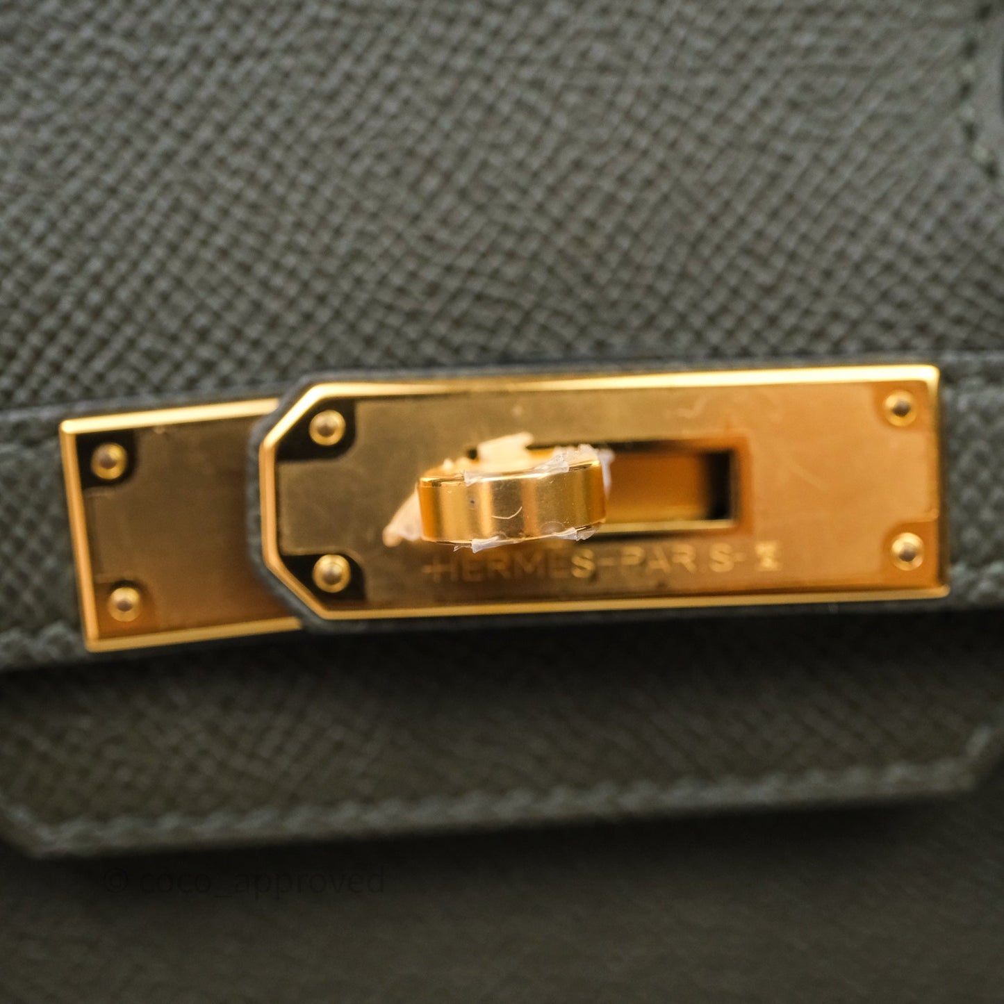 Hermès Birkin 30 Vert de Gris C6 Epsom Gold Hardware