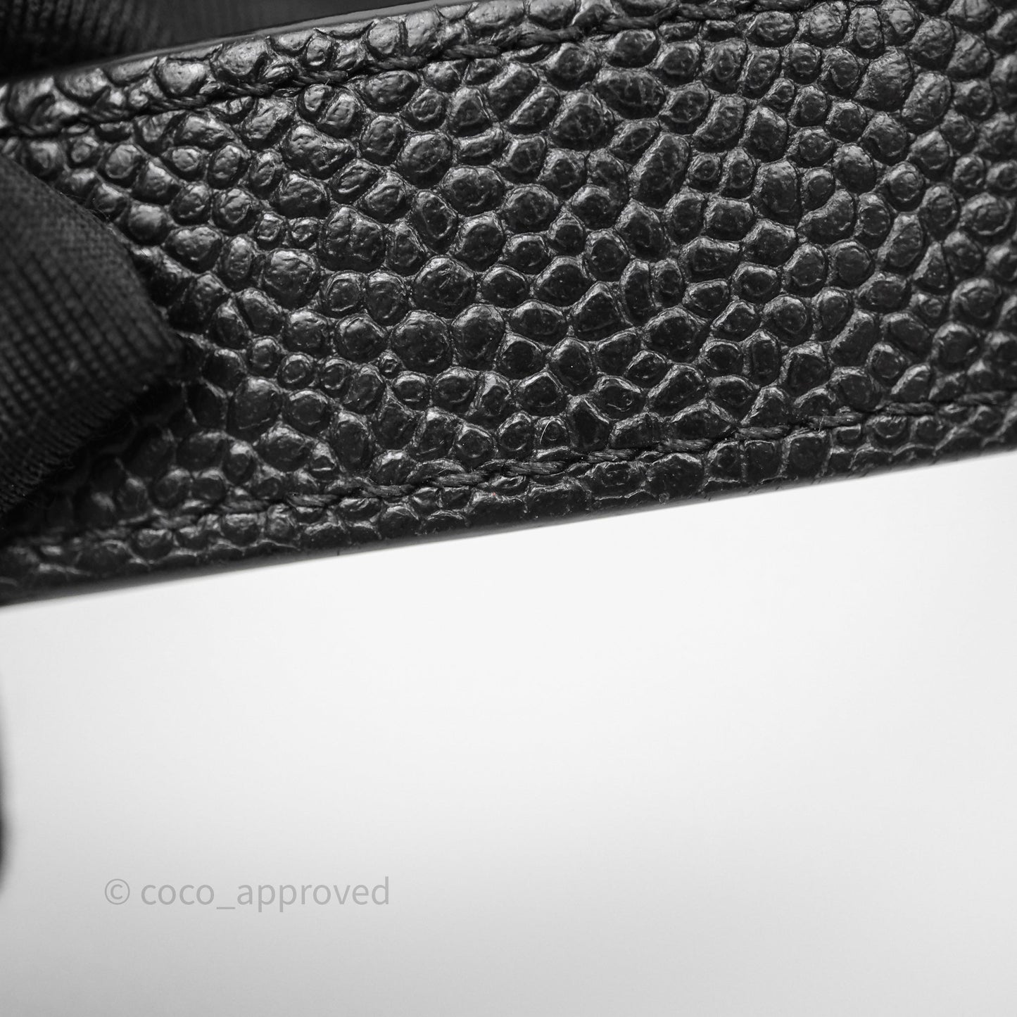 Chanel CC Drawstring Bucket Bag Black Caviar