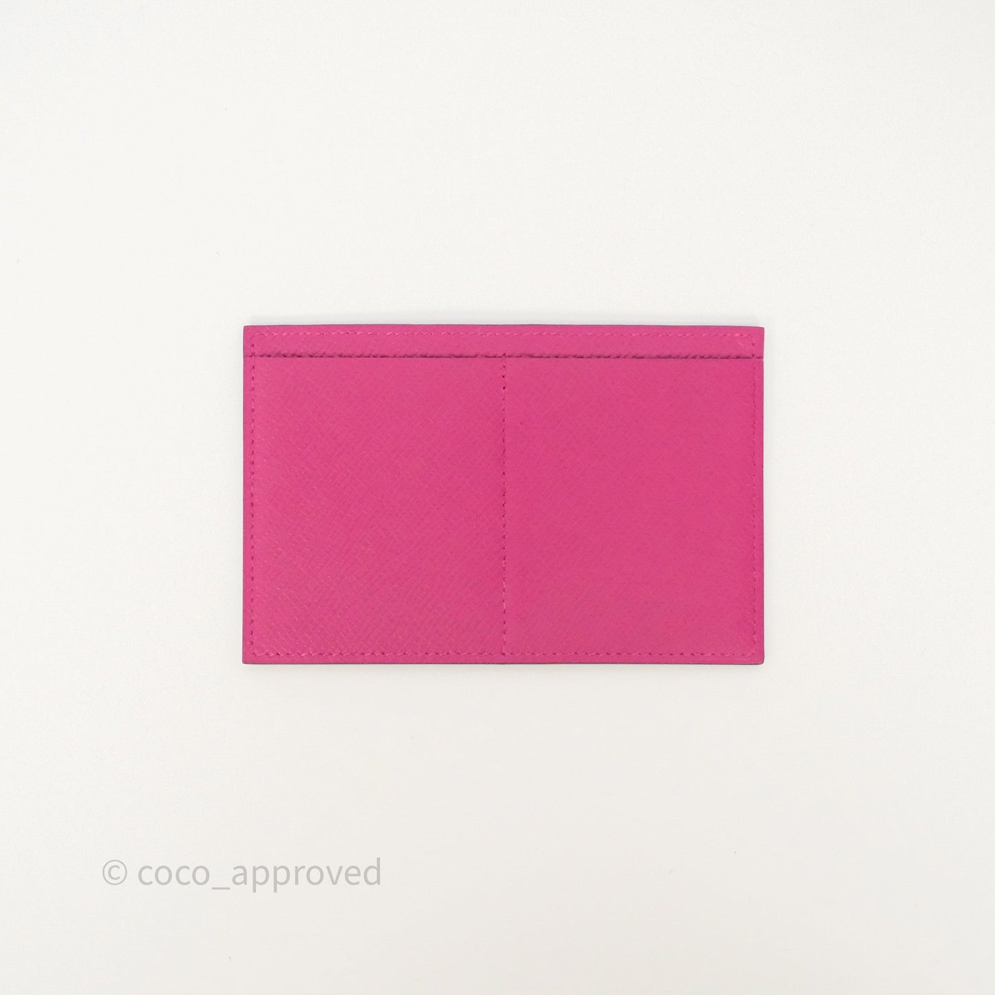 Hermès Passant Compact Wallet Epsom Purple