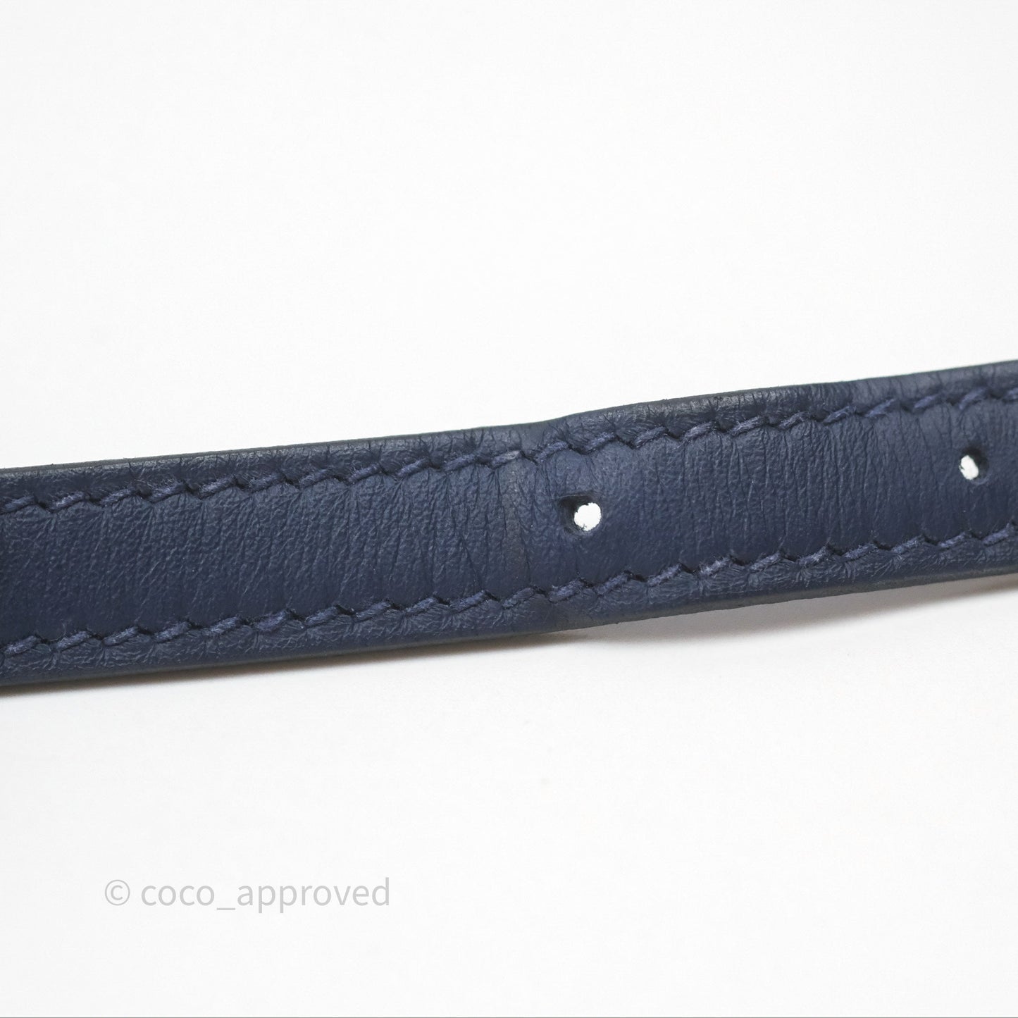 Hermès 24/24 21 Mini Bleu Saphir 73/ Bleu Indigo 76/ Bleu France 71 Evercolor/ Swift Palladium Hardware