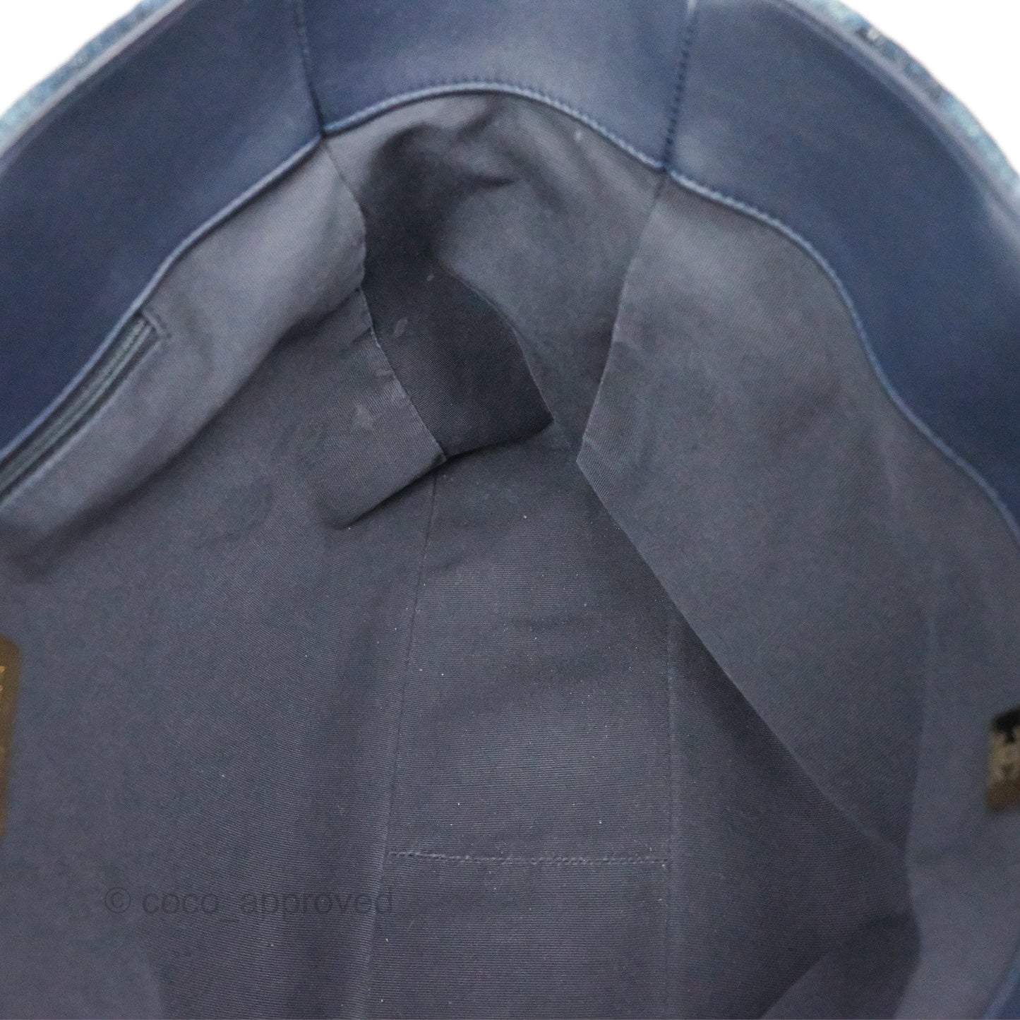 Chanel 19 Tote Quilted Denim Mixed Hardware 23C