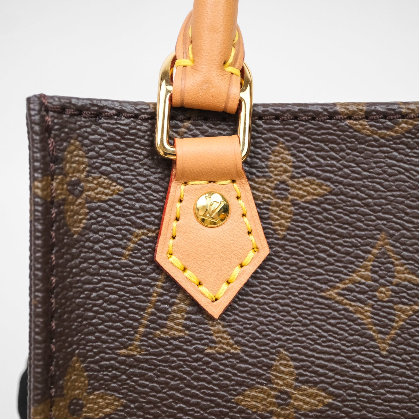 Louis Vuitton Petit Sac Plat Bag Monogram Canvas