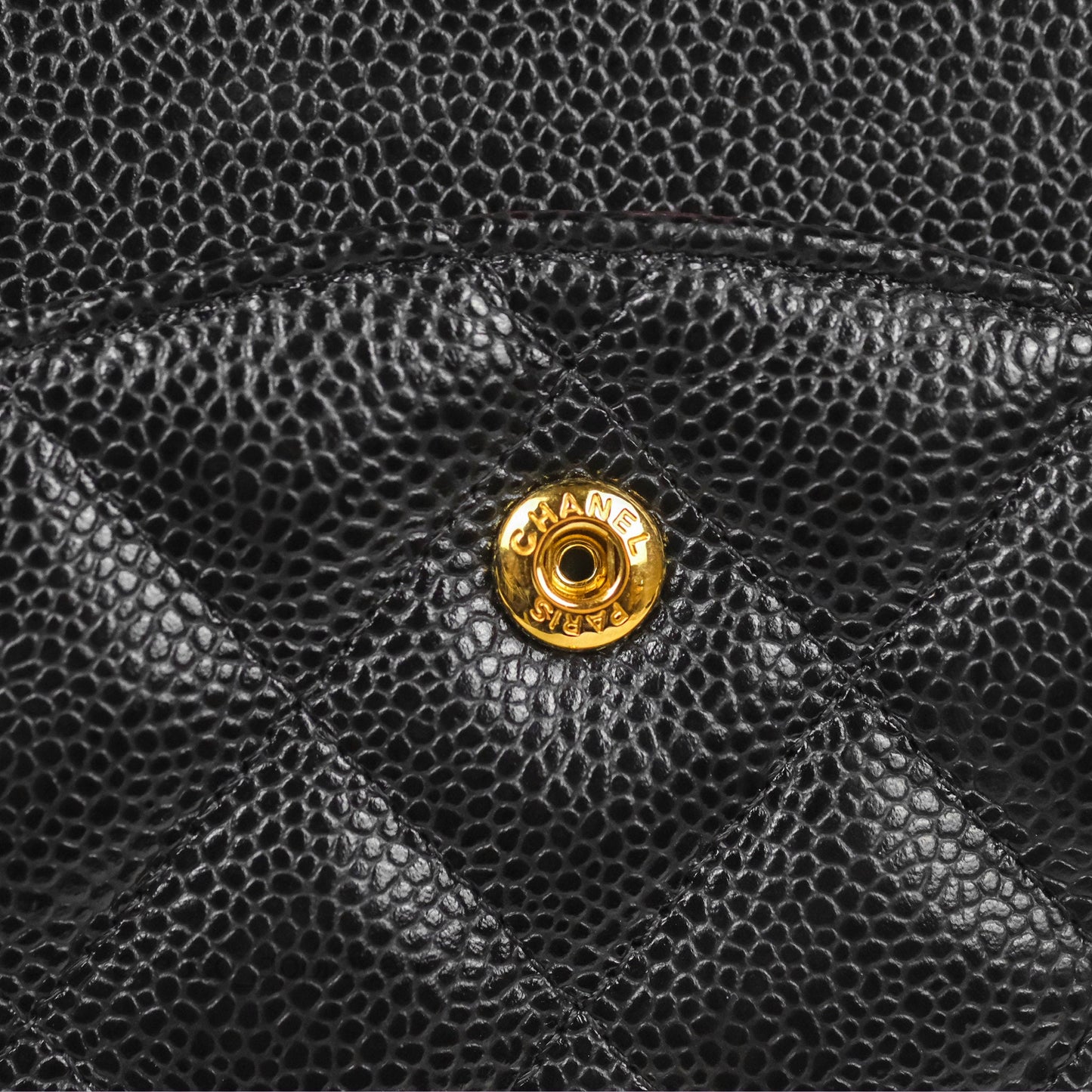 Chanel Jumbo Double Flap Black Caviar Gold Hardware⁣⁣
