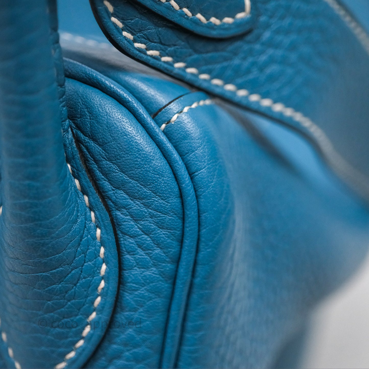 Hermès Lindy 30 Bleu Jean 75 Clemence Palladium Hardware