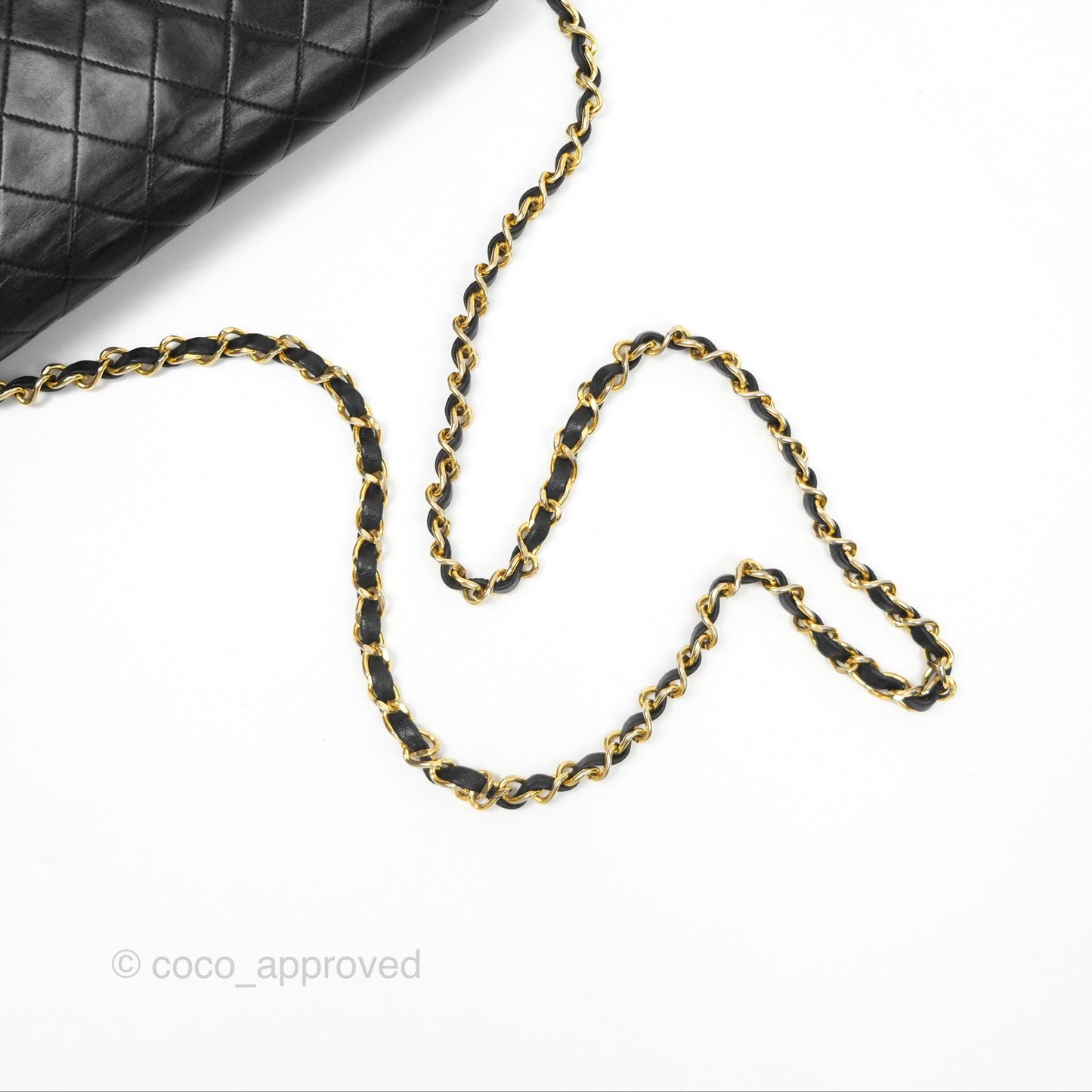 Chanel Vintage Mini Circled CC Flap Bag Black Lambskin 24K Gold Hardware