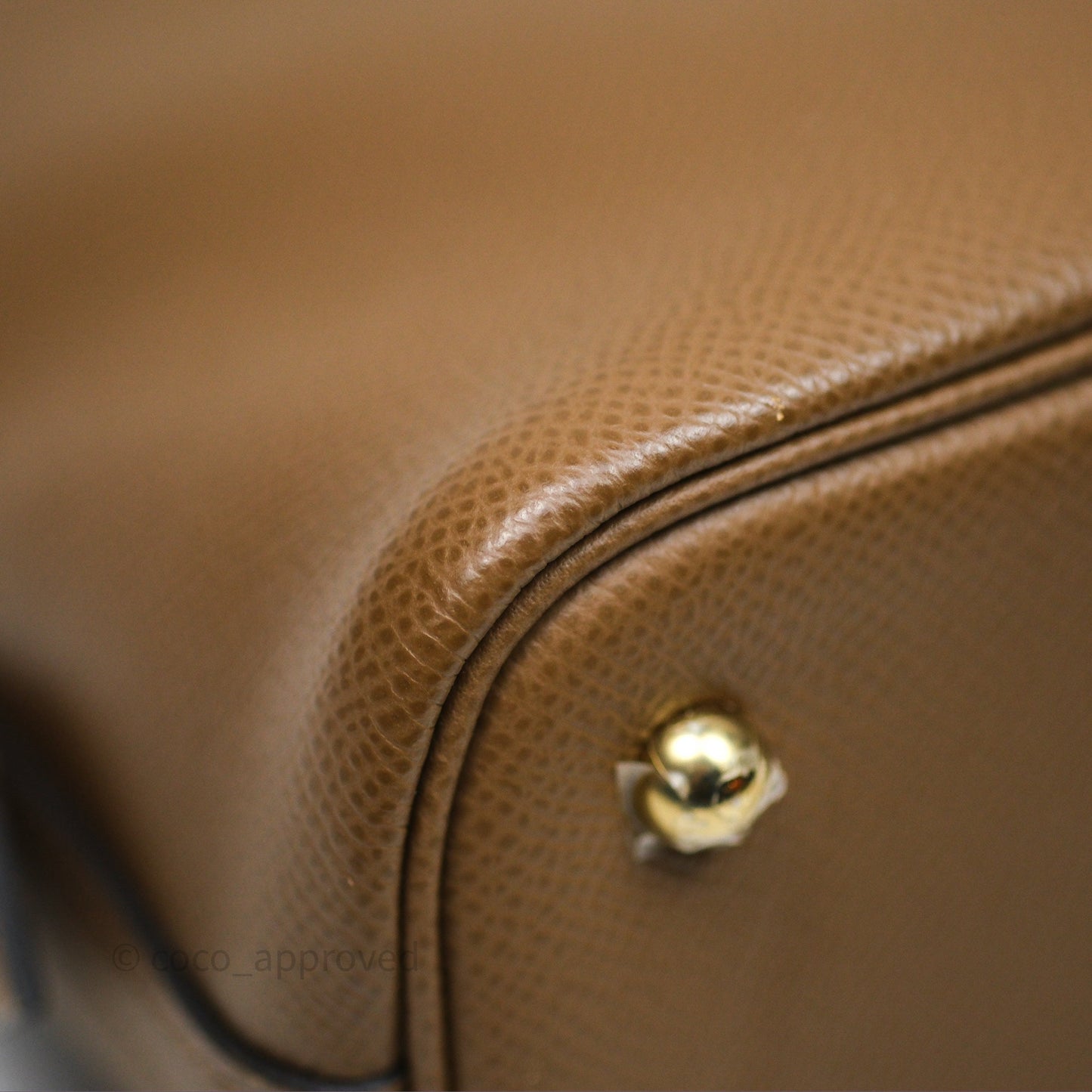 Hermès Bolide 25 Alezan 3G Epsom Gold Hardware