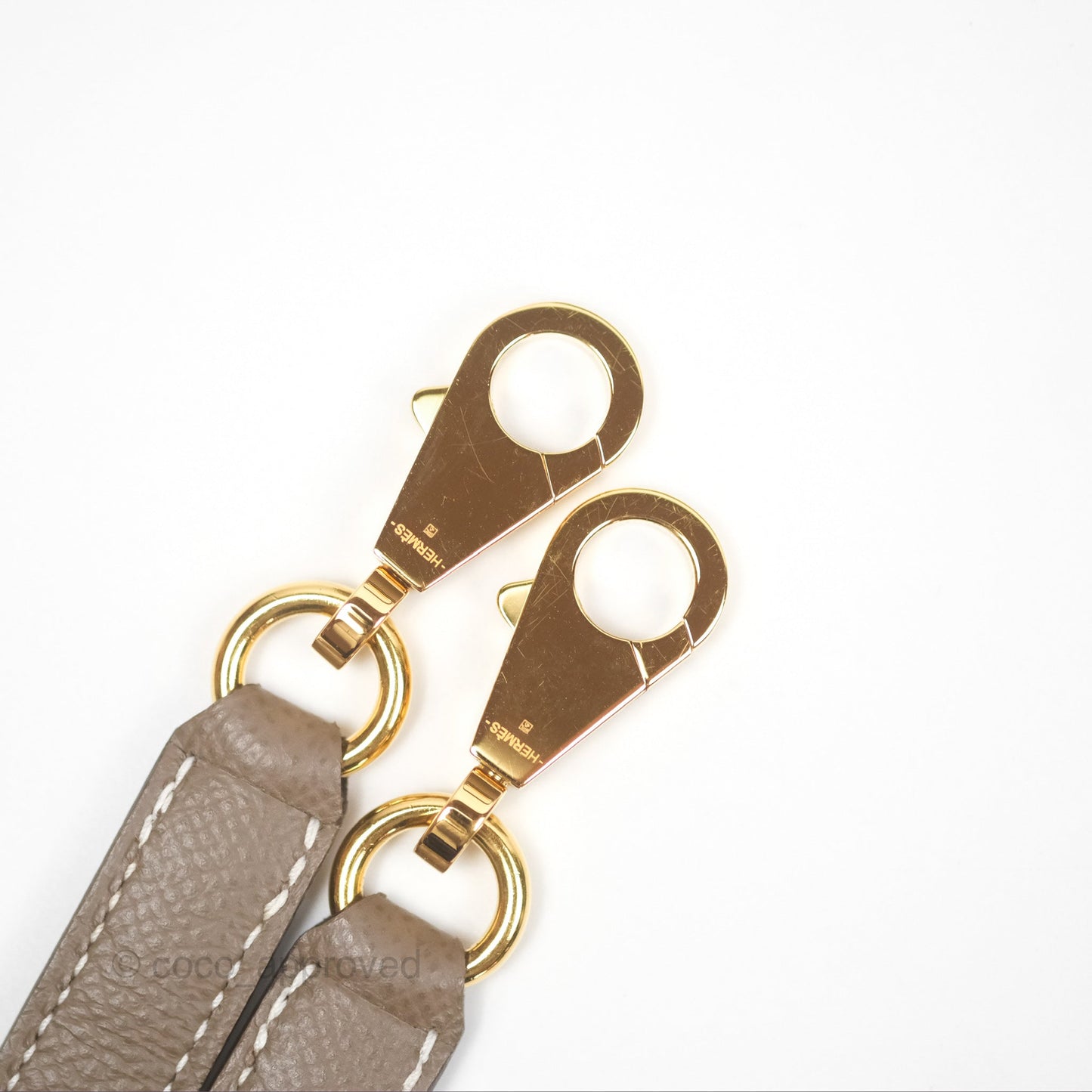 Hermès Kelly Sellier 28 Etoupe 18 Epsom Gold Hardware