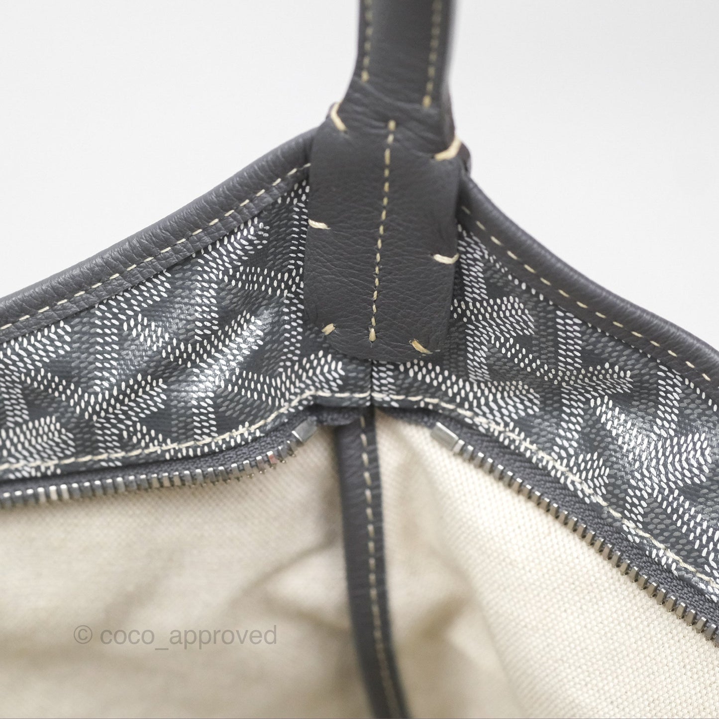 Goyard Bohème Hobo Bag Grey Goyardine Canvas