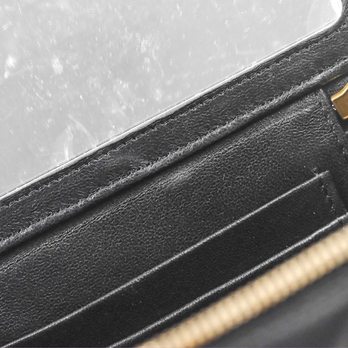 Chanel Top Handle Vanity Rectangular Black Lambskin Gold Hardware