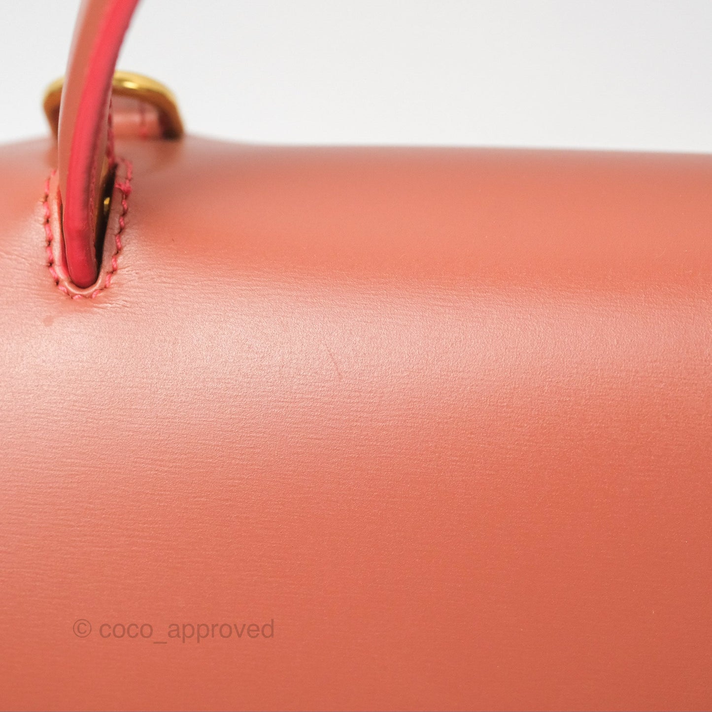 Celine Micro Belt Bag Terracotta Smooth Leather Gold Hardware
