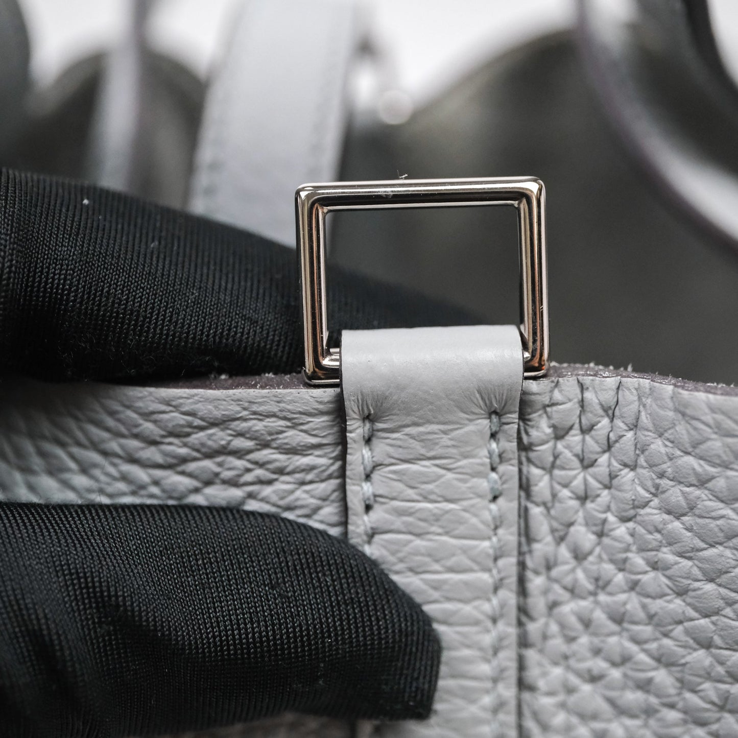Hermès Picotin Lock 18 Bleu Glacier 8U Clemence Palladium Hardware