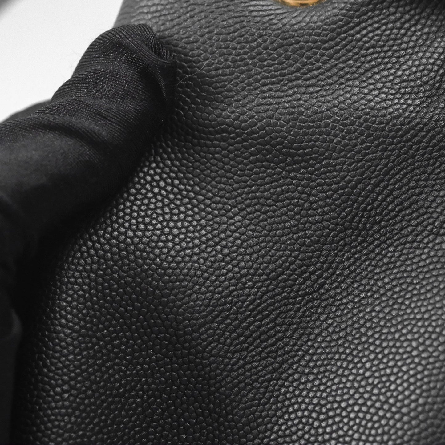 Chanel Quilted Business Affinity Backpack Black Caviar Gold Hardware
