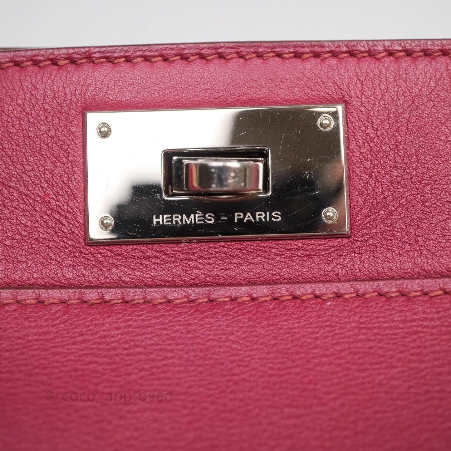 Hermès ToolBox 20 Rubis B5 Swift Palladium Hardware