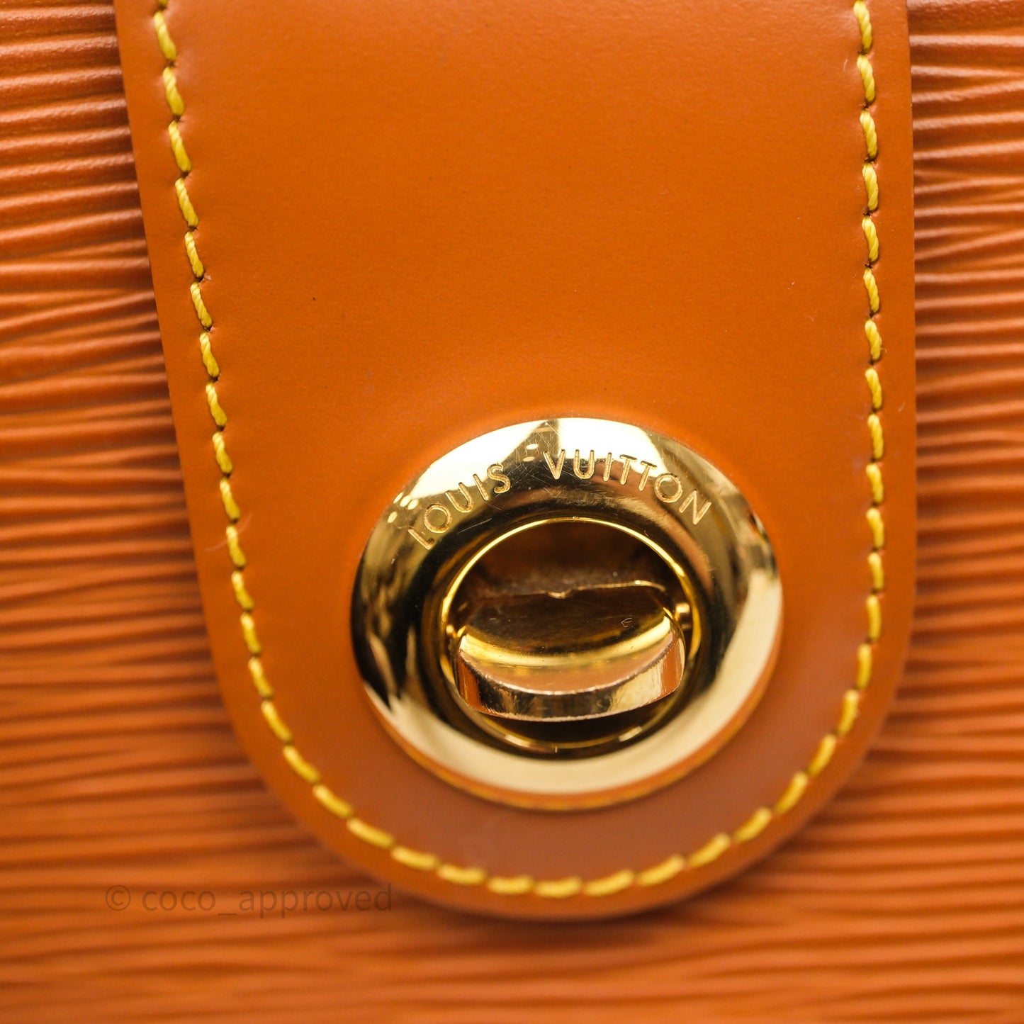 Louis Vuitton Cluny Shoulder Bag Brown Epi