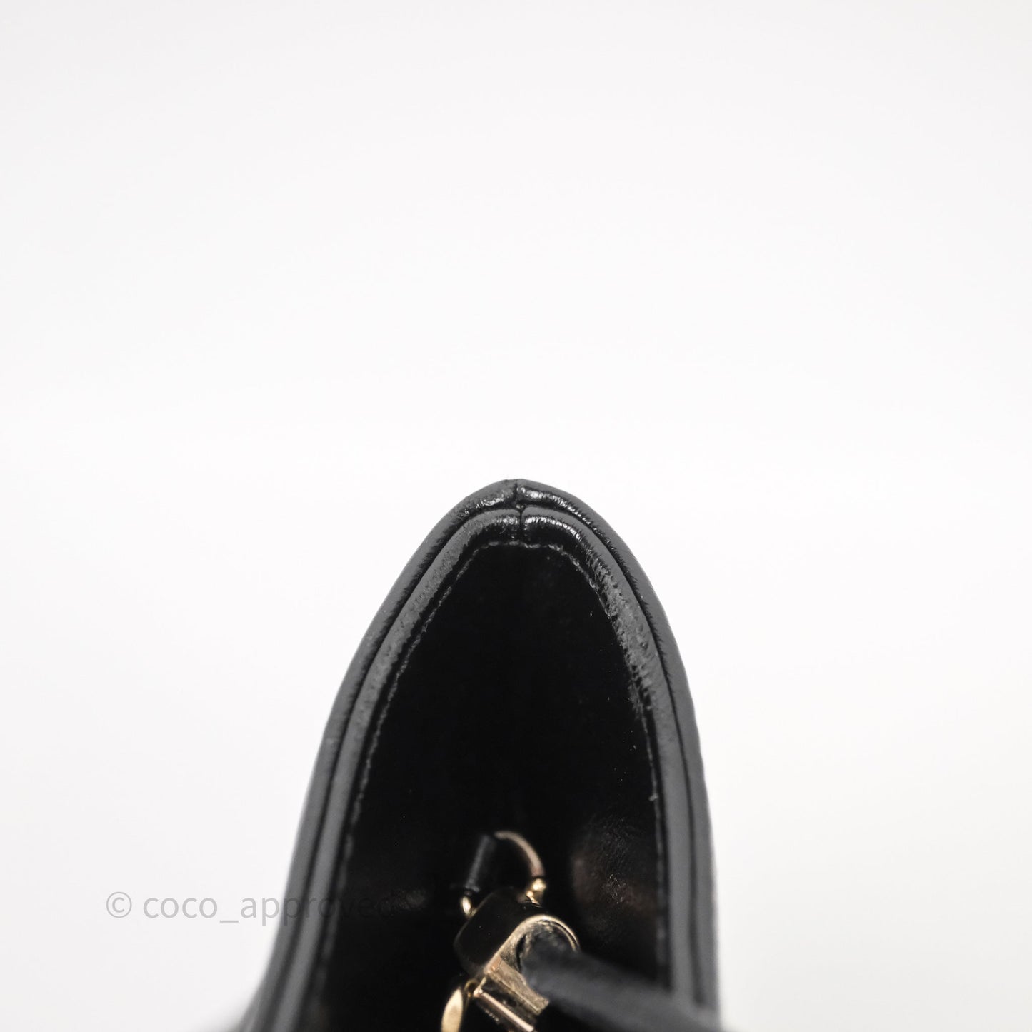 Chanel 31 Mini Black Shiny Calfskin Gold Hardware