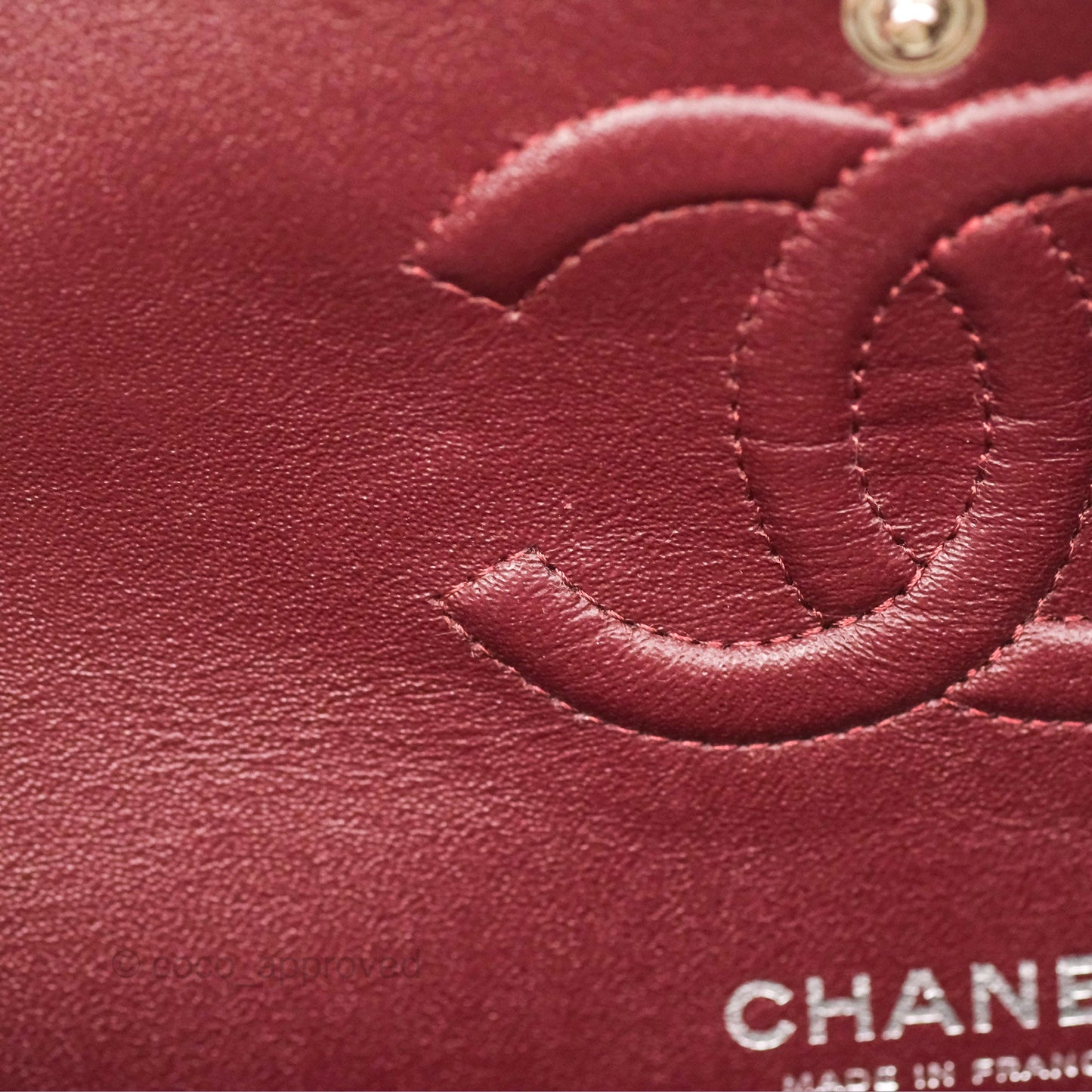 Chanel Classic M/L Medium Flap Quilted Black Caviar Silver Hardware