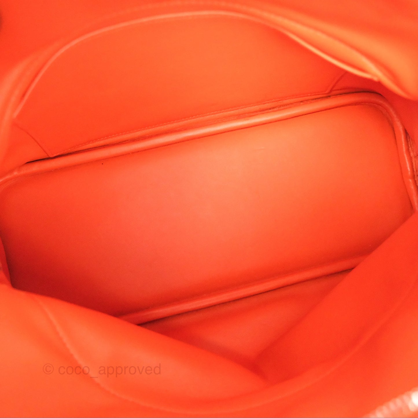 Hermès Bolide 31 Orange H Clemence Palladium Hardware
