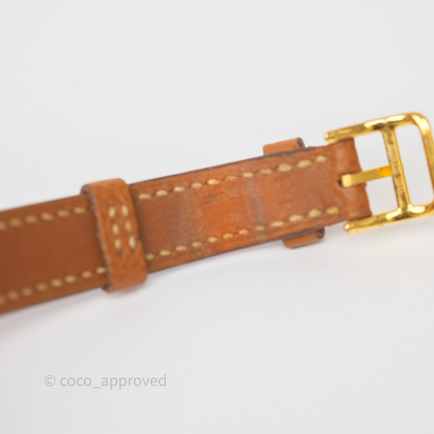 Hermès Heure H TPM Watch Black & Gold Epsom Gold Hardware