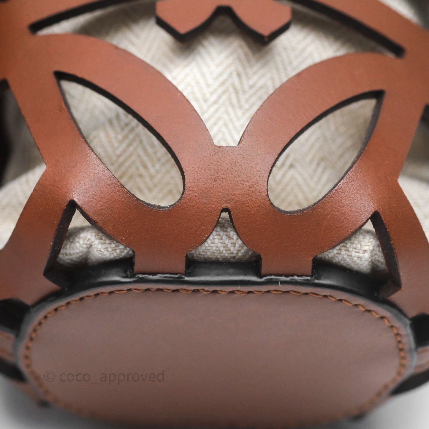 Loewe X Paula's Ibiza Cutout Anagram Pocket Tan