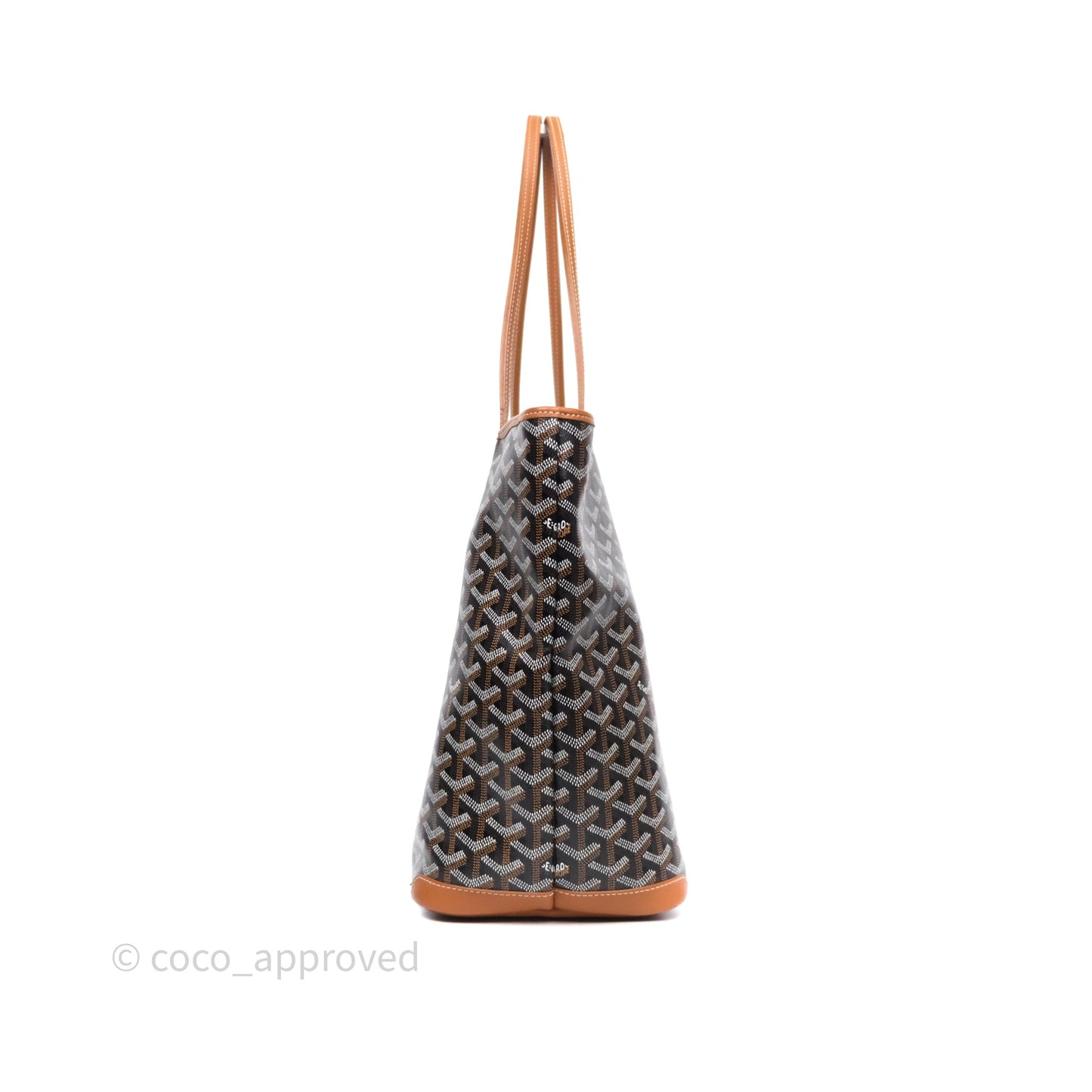 Goyard Artois Tote MM Goyardine Canvas⁣⁣⁣⁣⁣⁣⁣⁣⁣⁣⁣⁣⁣⁣⁣⁣⁣⁣⁣⁣ Tan/Black