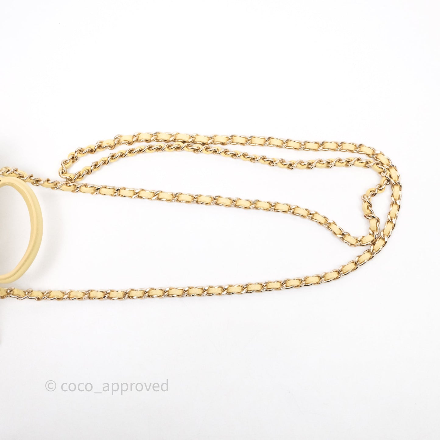 Chanel Mini Top Handle Vanity With Chain Yellow Lambskin Gold Hardware