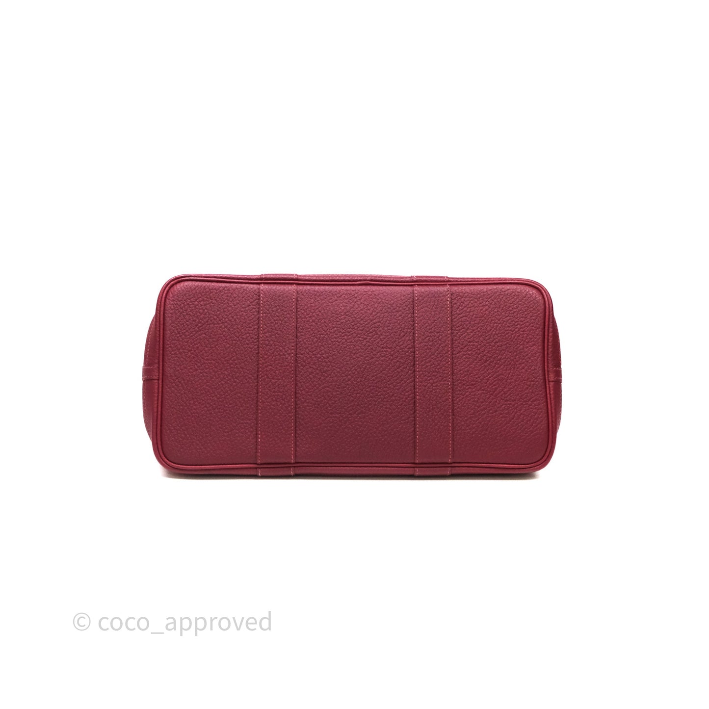 Hermès Garden Party 36 Burgundy Negonda