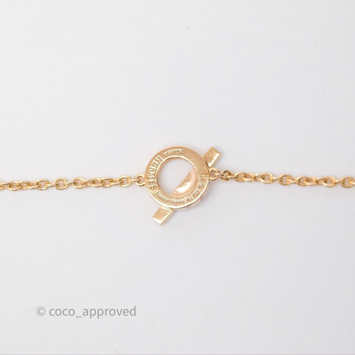 Hermès Finesse Bracelet Rose Gold