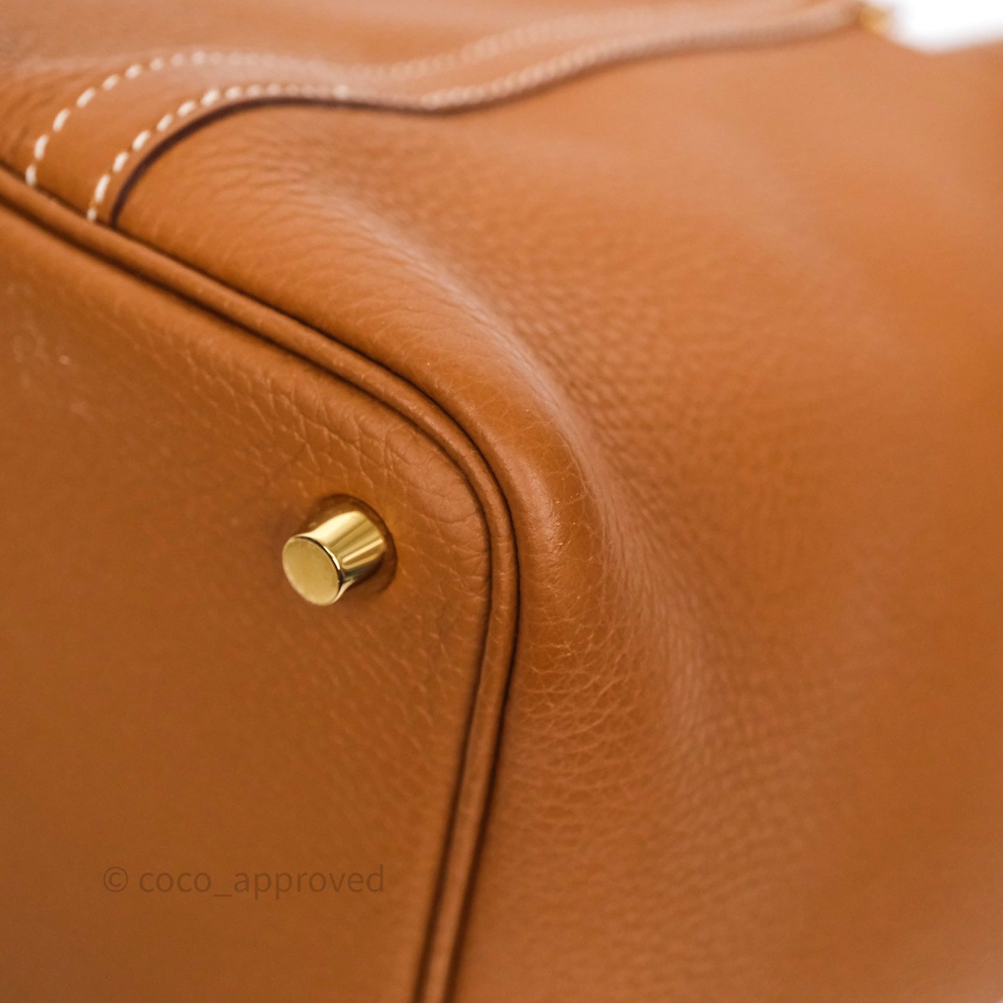 Hermès Picotin Lock 18 Gold 37 Clemence Gold Hardware