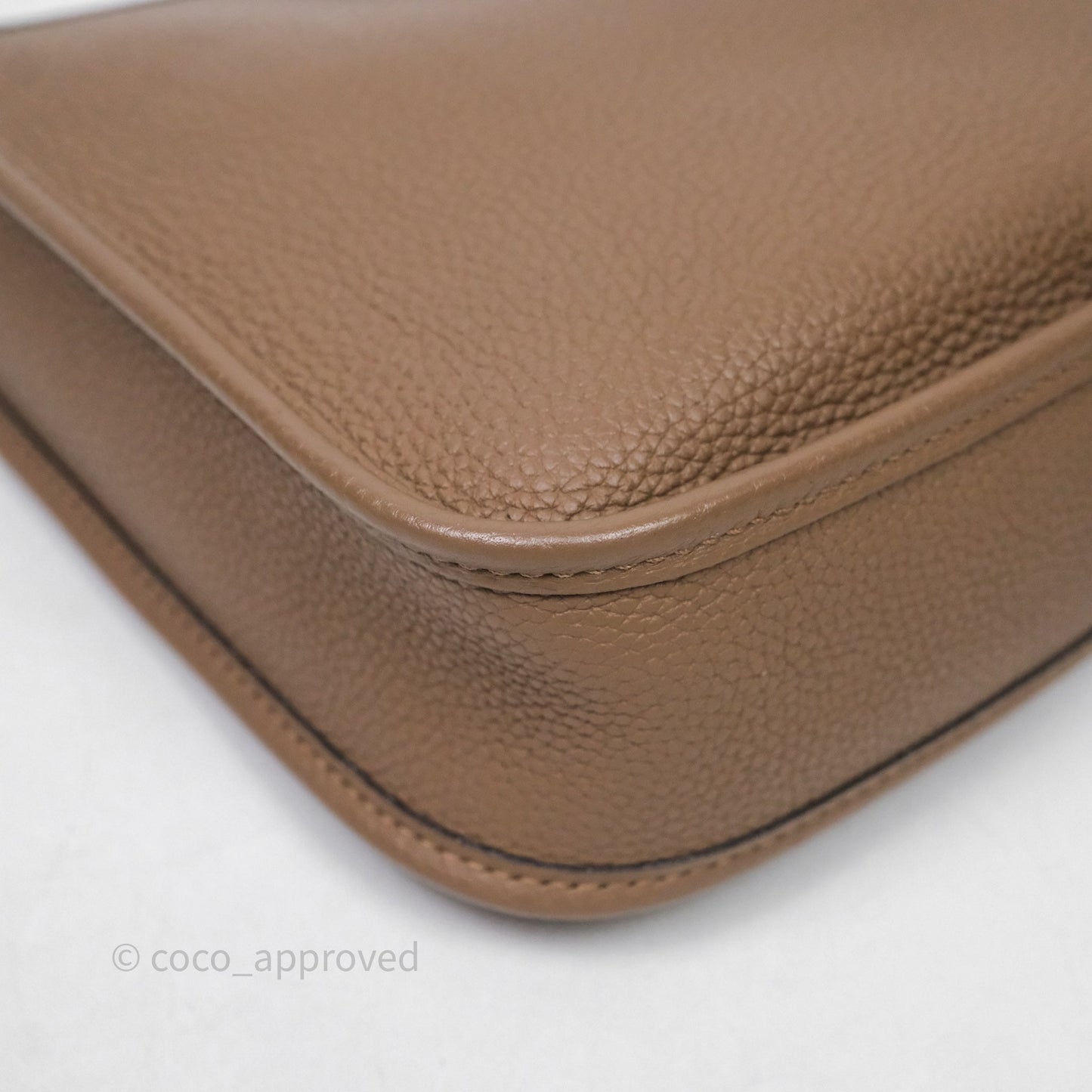 Hermès Mini Evelyne 16 Etoupe Clemence Gold Hardware