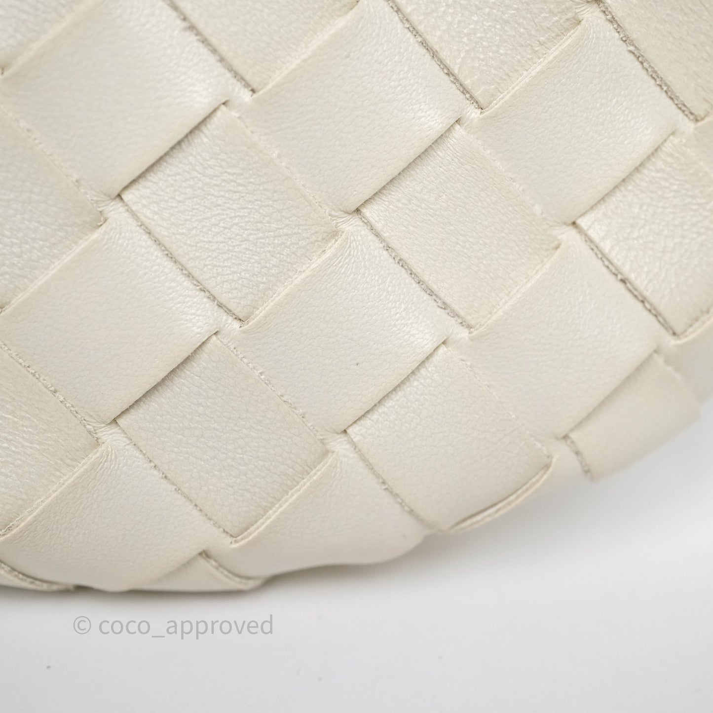 Bottega Veneta Small Turn Pouch Nappa Intrecciato White