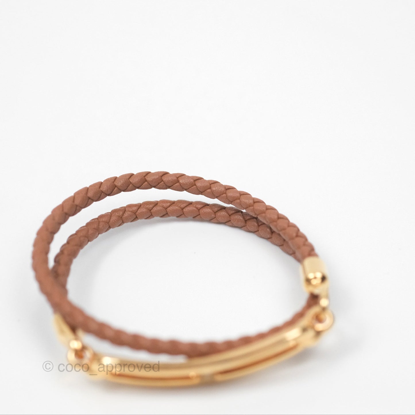 Hermès Roulis Double Tour Bracelet Gold Gold Hardware
