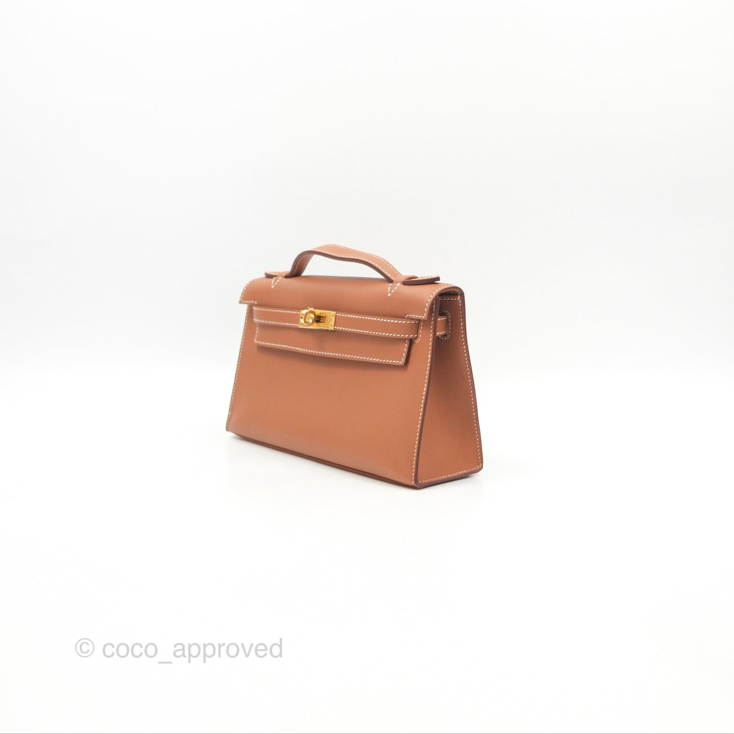 Hermès Kelly Mini Pochette Gold Swift Gold Hardware