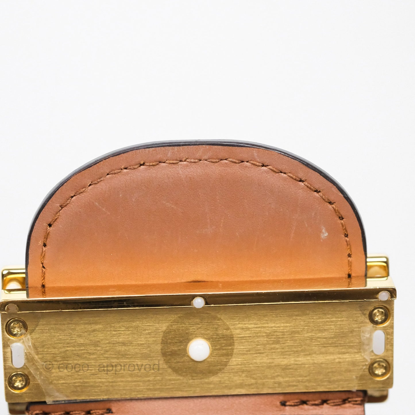 Louis Vuitton Mini Dauphine Monogram Tan Calfskin