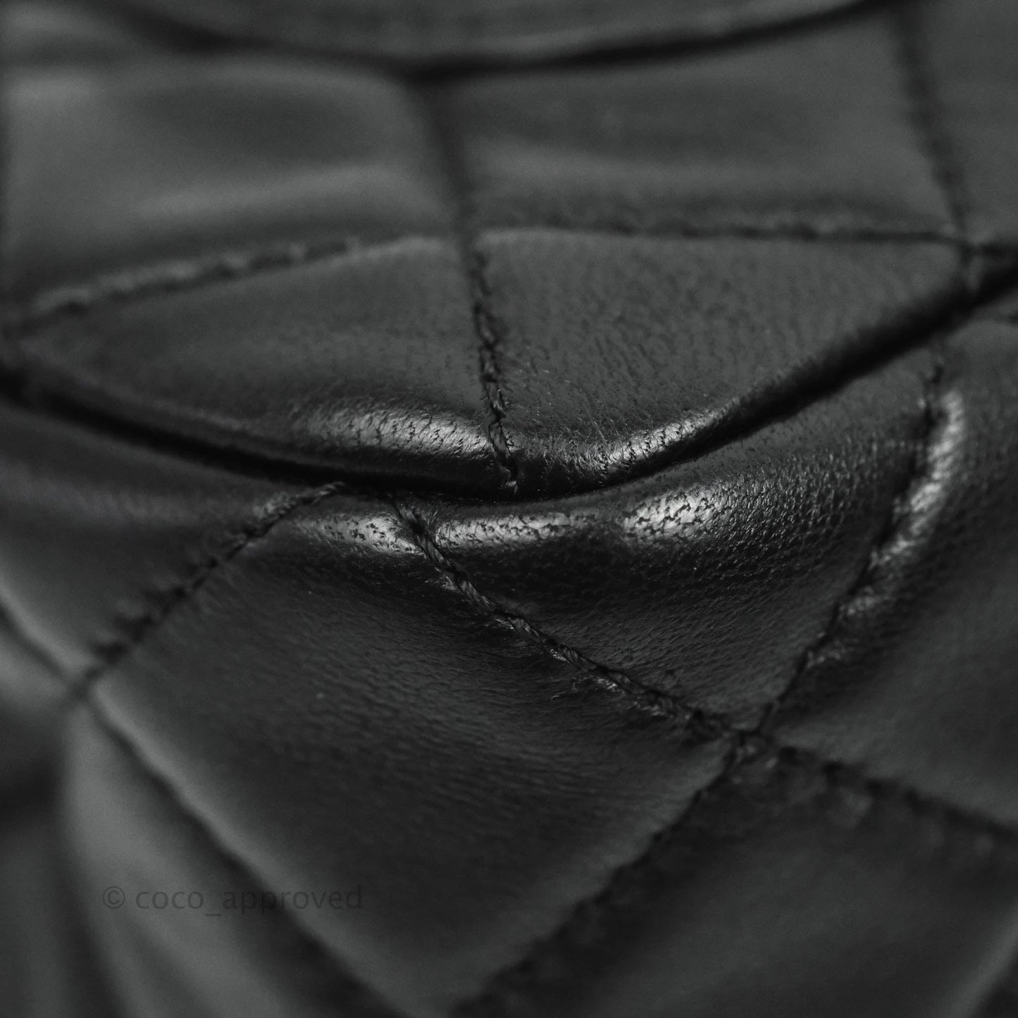 Chanel Mini Rectangular Pearl Crush Quilted Black Lambskin Gold Hardware