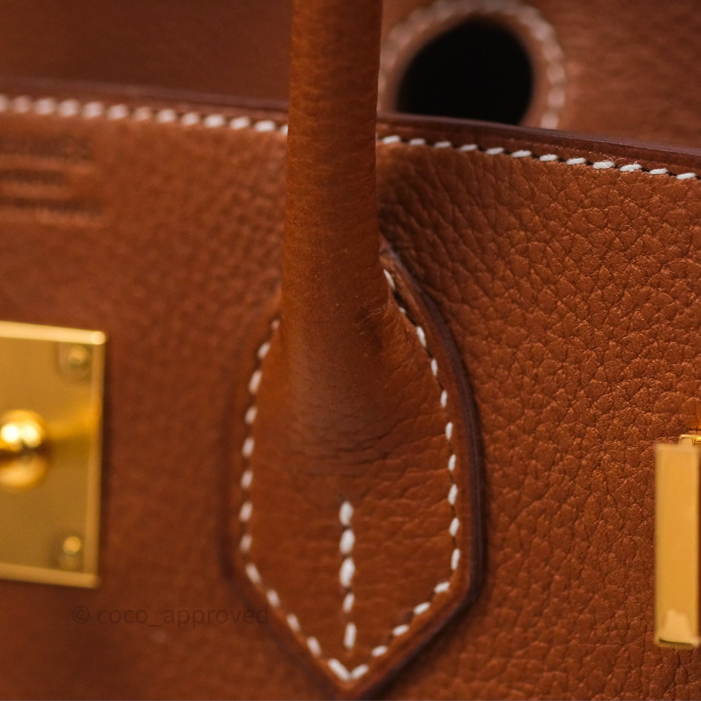 Hermès Birkin 25 Retourne Fauve 34 Barenia Gold Hardware