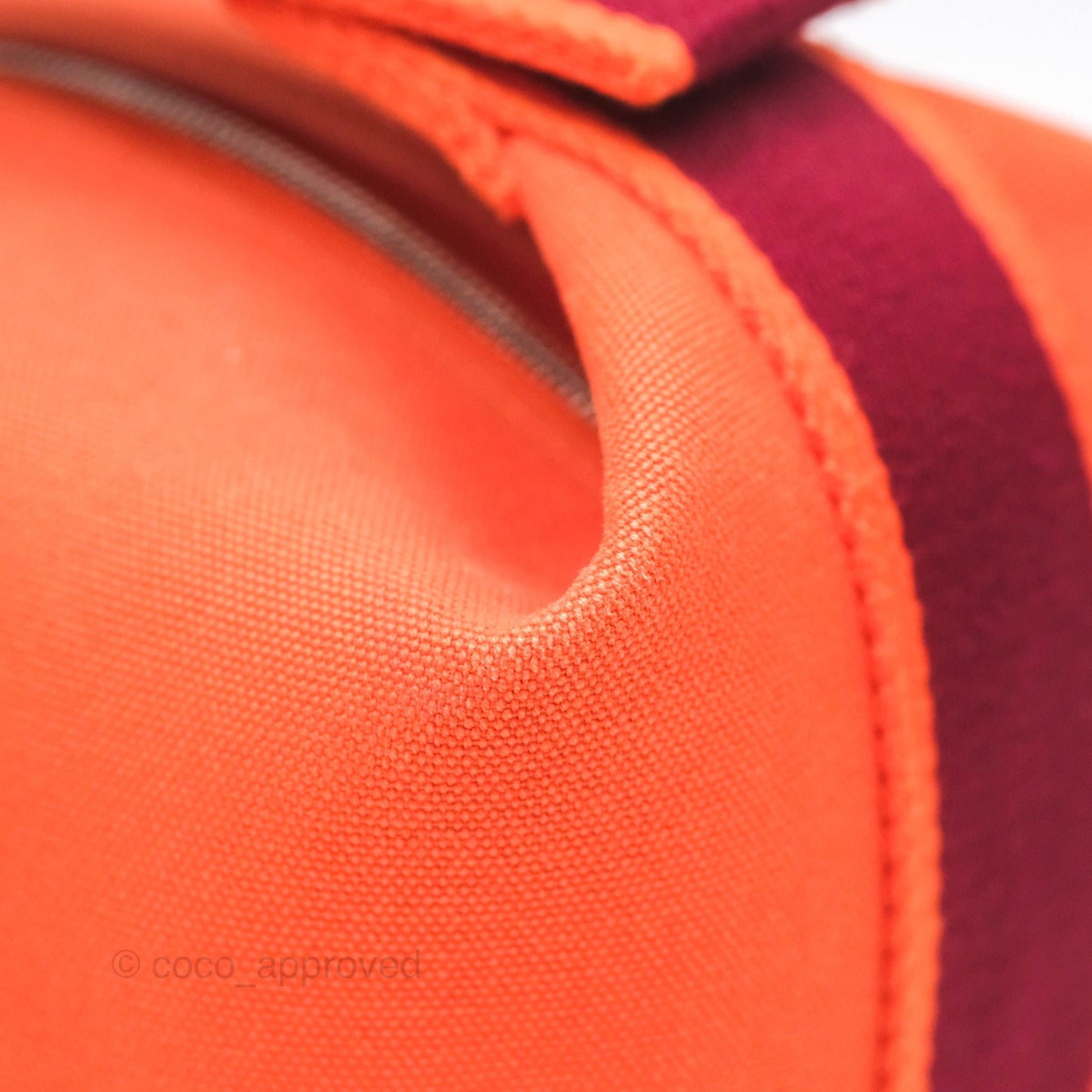 Hermès Small Bride-A-Brac Orange Feu Canvas