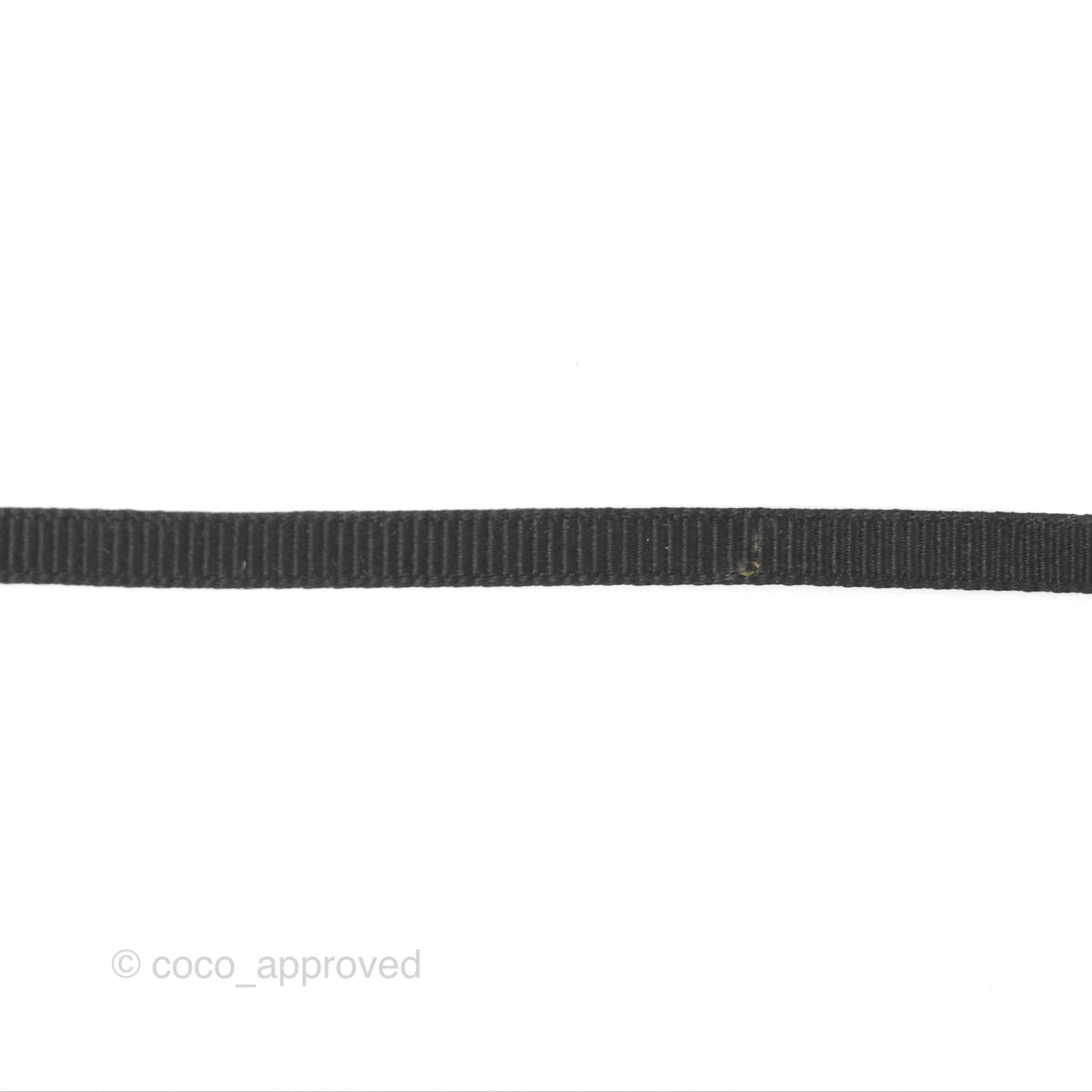 Dior J'adior Ribbon Choker Necklace Black Aged Gold Tone
