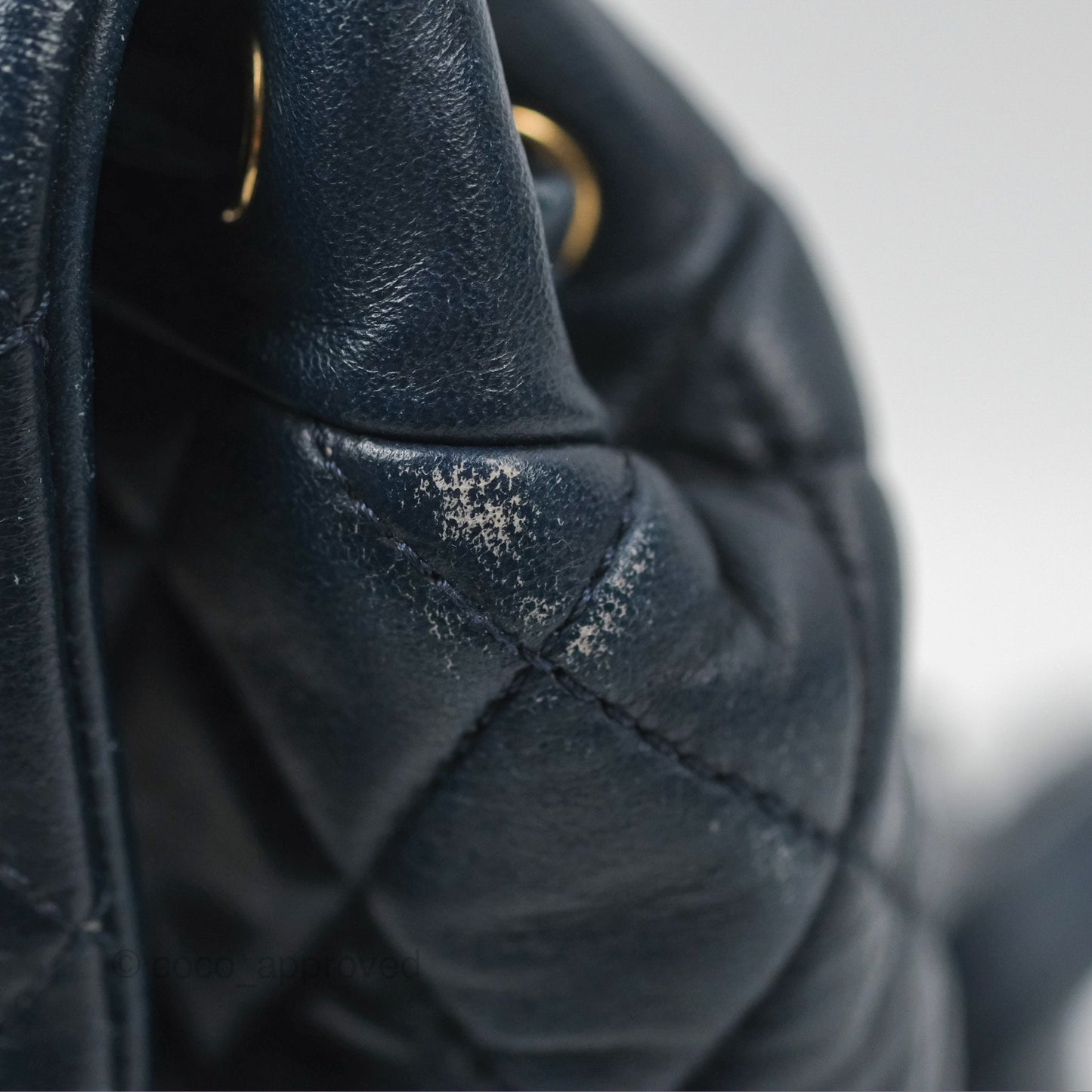 Chanel Mini Navy Calfskin Urban Spirit Backpack ⁣⁣⁣⁣⁣⁣⁣⁣⁣⁣⁣⁣⁣⁣Gold Hardware