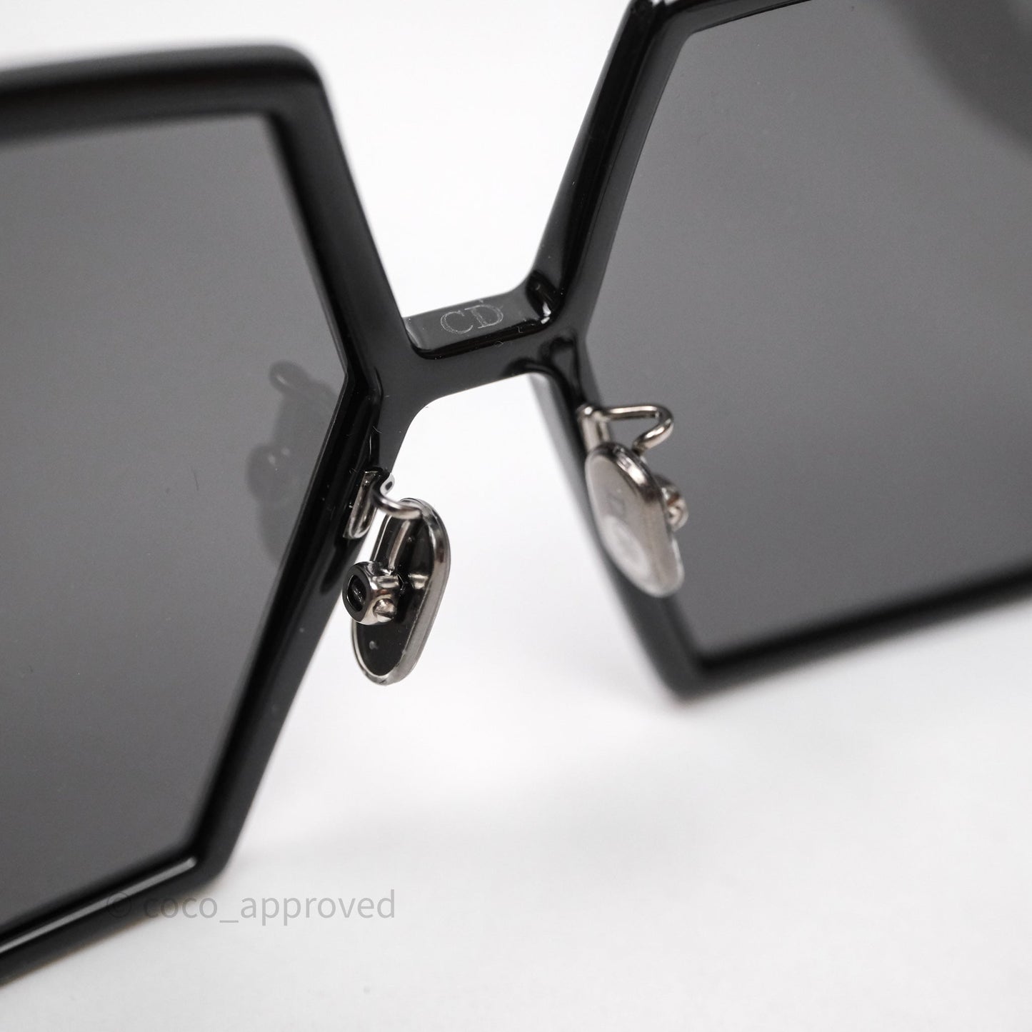Christian Dior 30 Montaigne Square Sunglasses Black