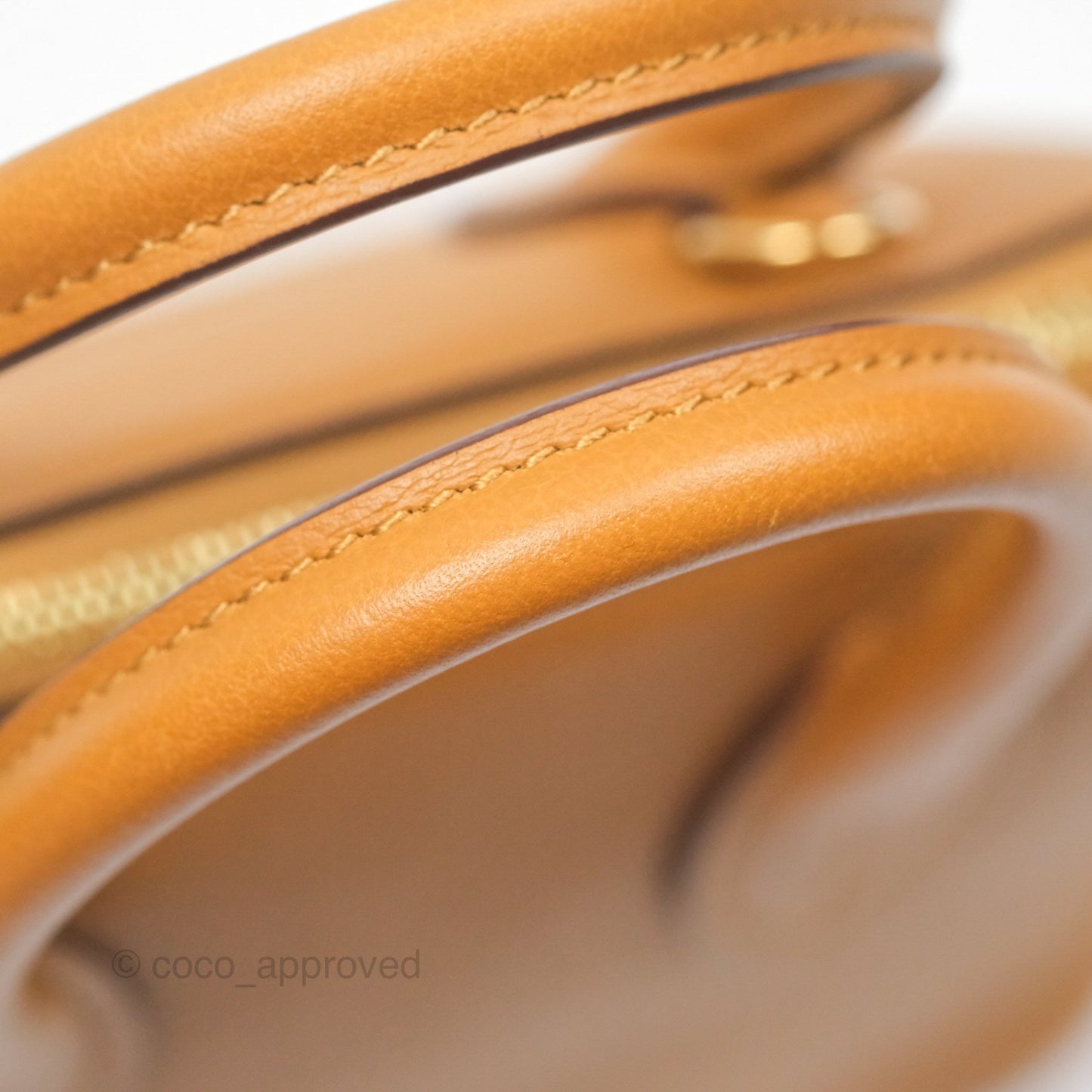 Hermès Bolide Mini 1923 Evercolor Caramel 28/ Mauve Pale 09 Gold Hardware