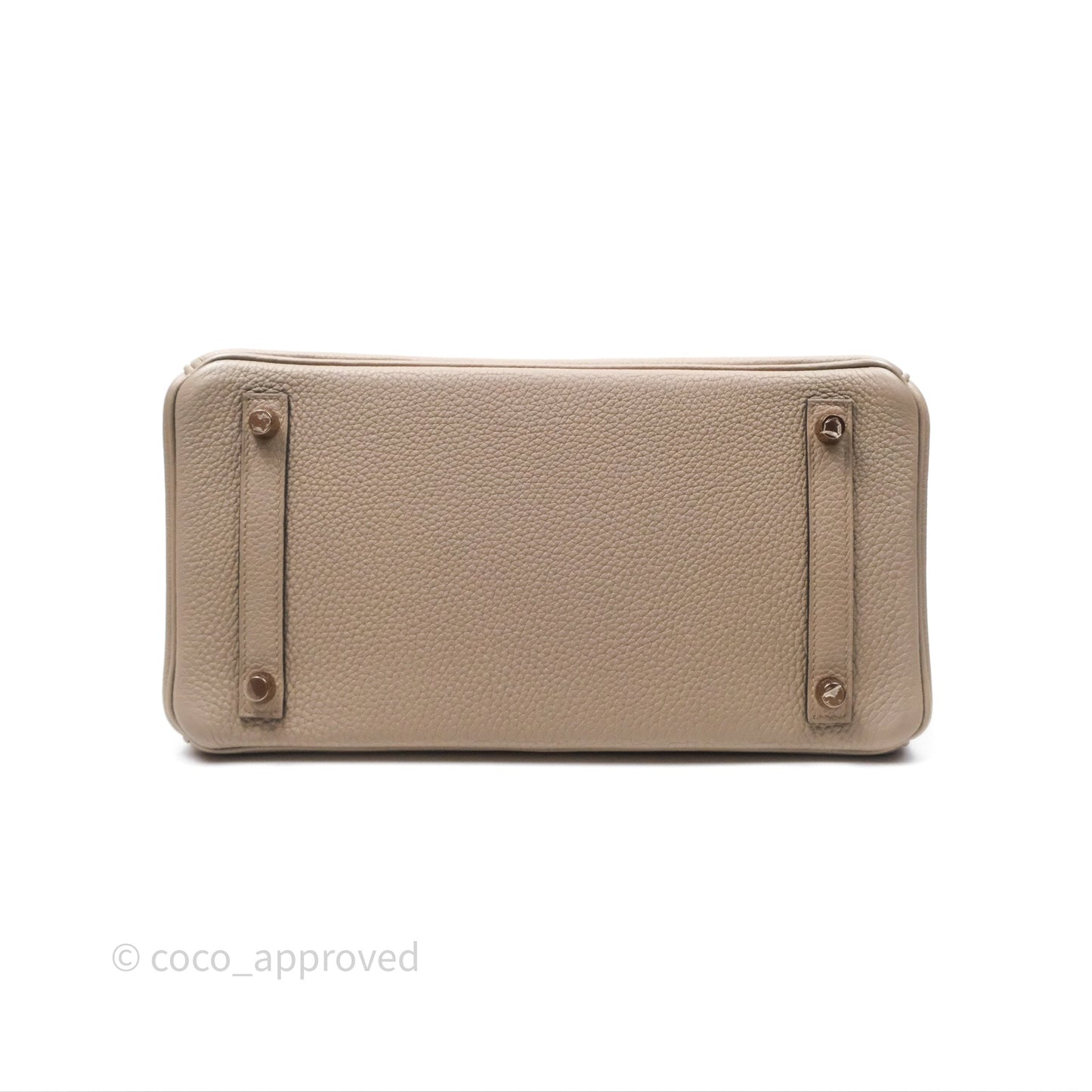 Hermès Birkin 30 Retourne Gris Asphalte M8 Togo Rose Gold Hardware