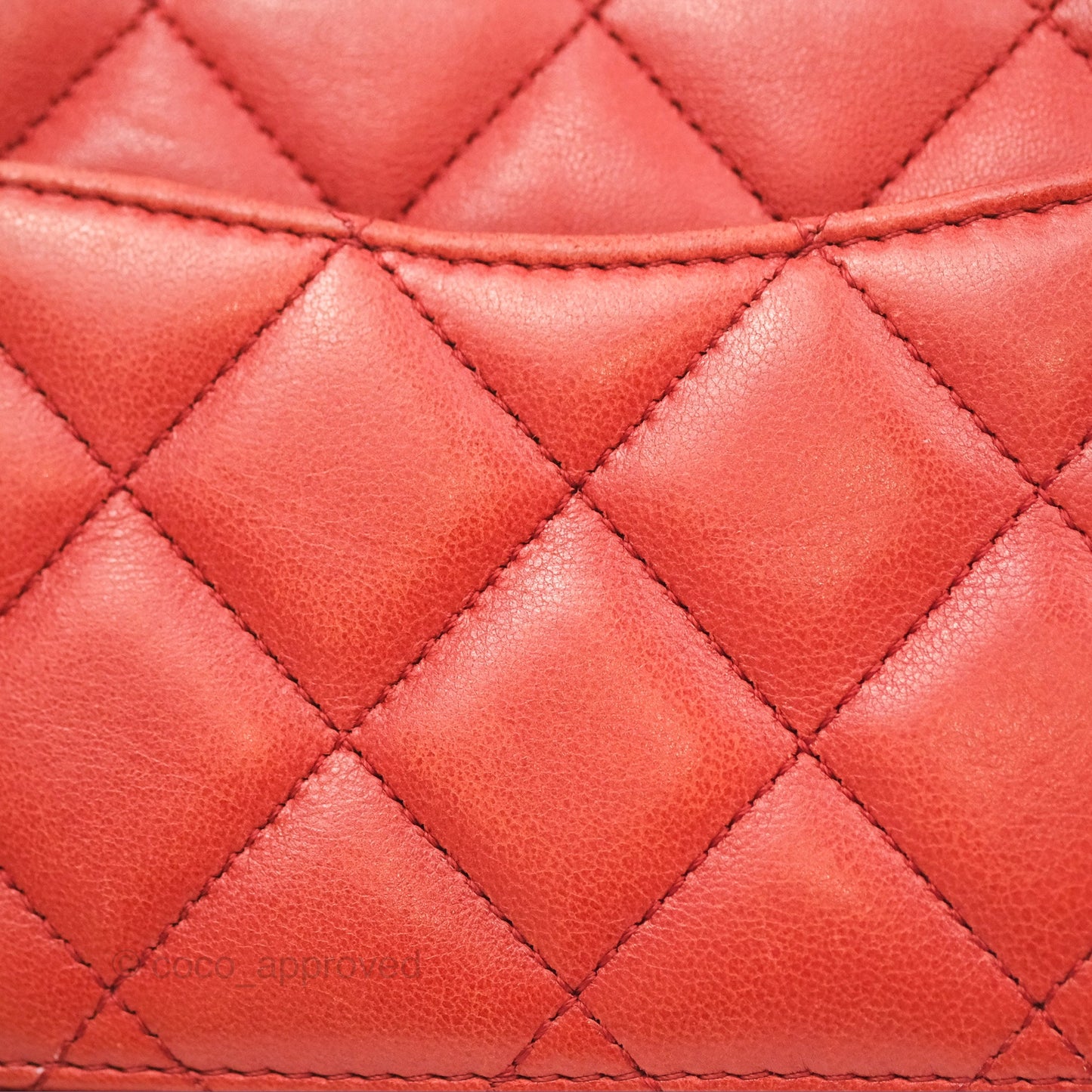Chanel Diana Reissue Brick Red Gold Hardware