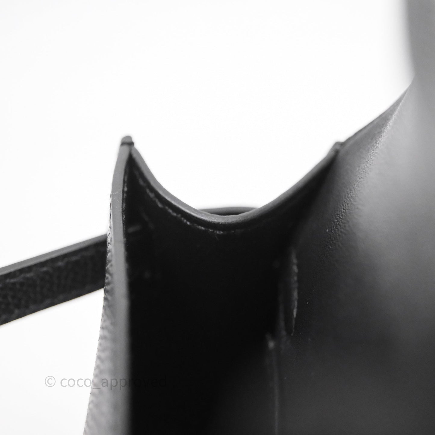Hermès Mini Kelly Black Noir 89 Epsom Palladium Hardware