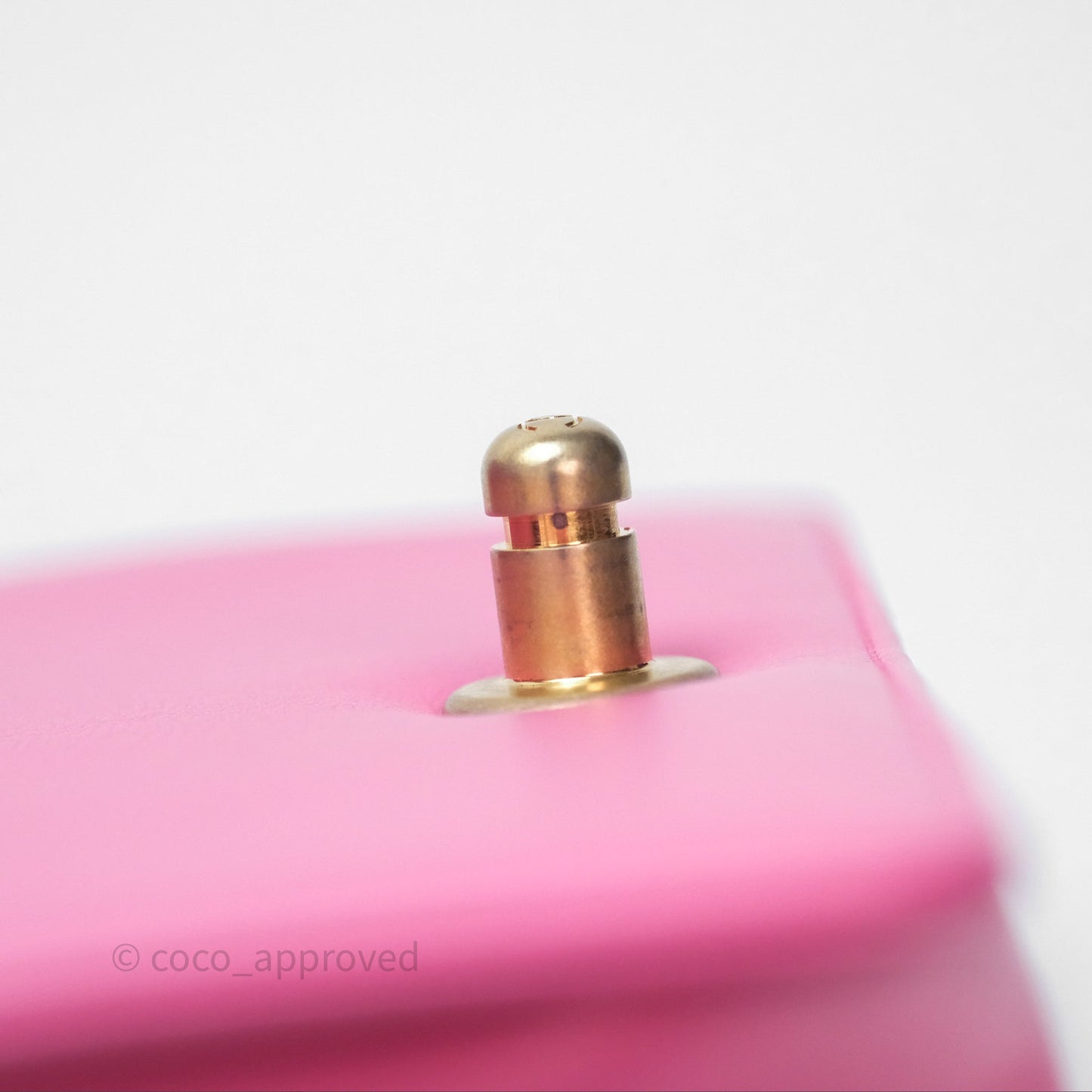 Chanel Small Boy Pink Calfskin Aged Gold Hardware