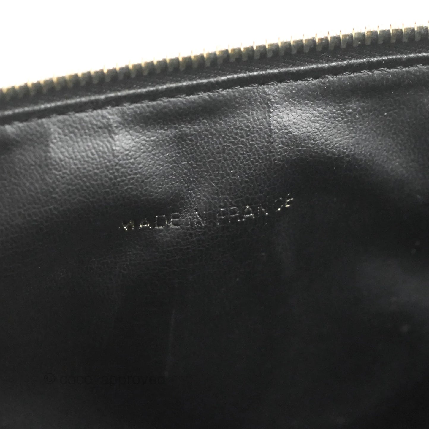 Chanel Vintage Vanity Case Black Caviar Gold Hardware