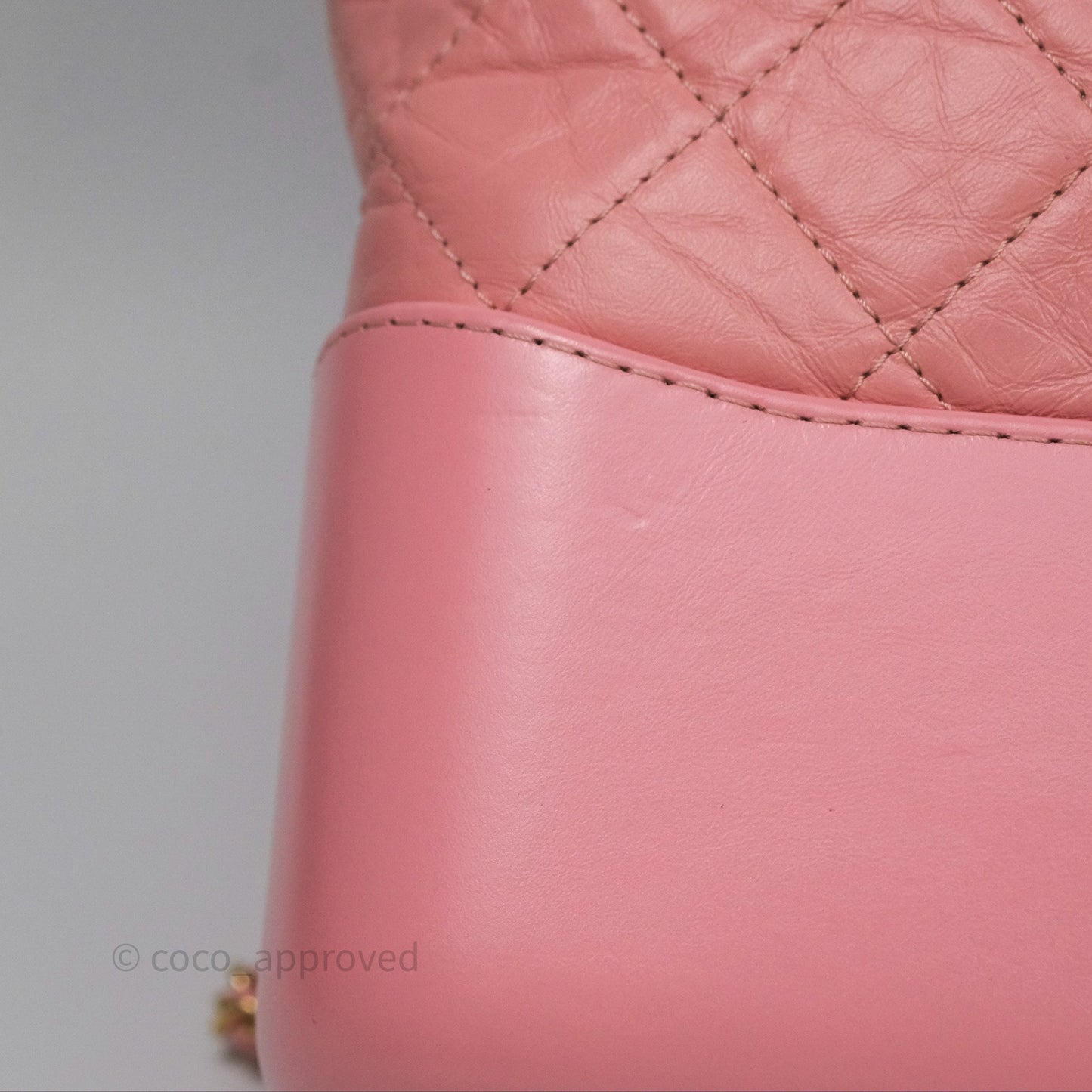 Chanel Large Gabrielle Hobo Pink Aged Calfskin Mixed Hardware 19S