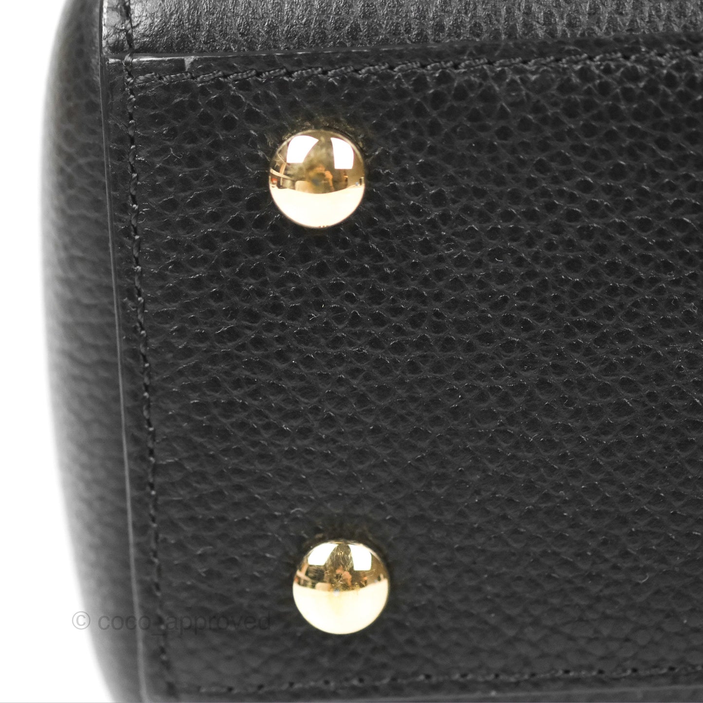 Chanel Mini Neo Executive Shopper Tote Black Grained Calfskin Gold Hardware